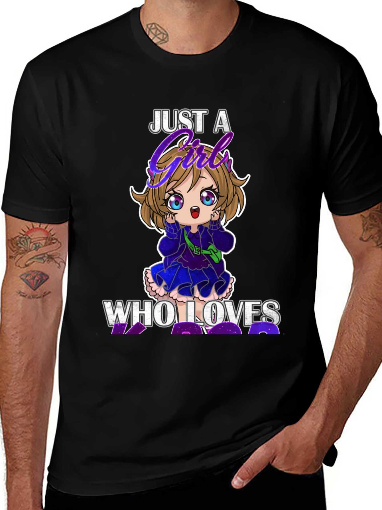 Variant 20 of Just A Girl Who Loves Anime T-Shirt
