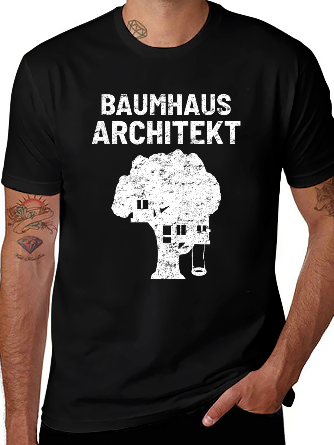 Variant 5 of Baumhaus Architekt T-Shirt - Treehouse Architect Tee