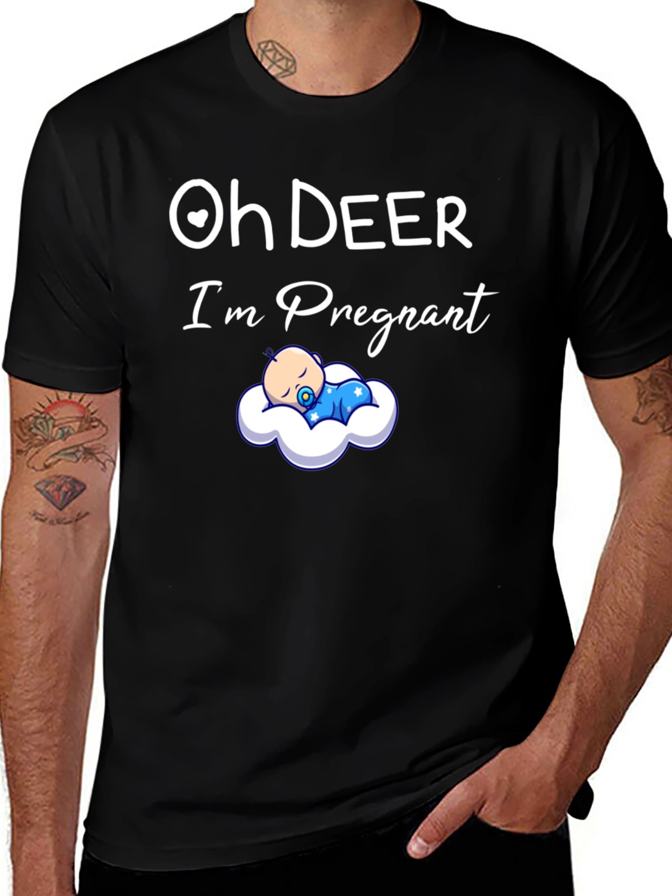 Oh Deer I'm Pregnant T-Shirt, New Baby Announcement