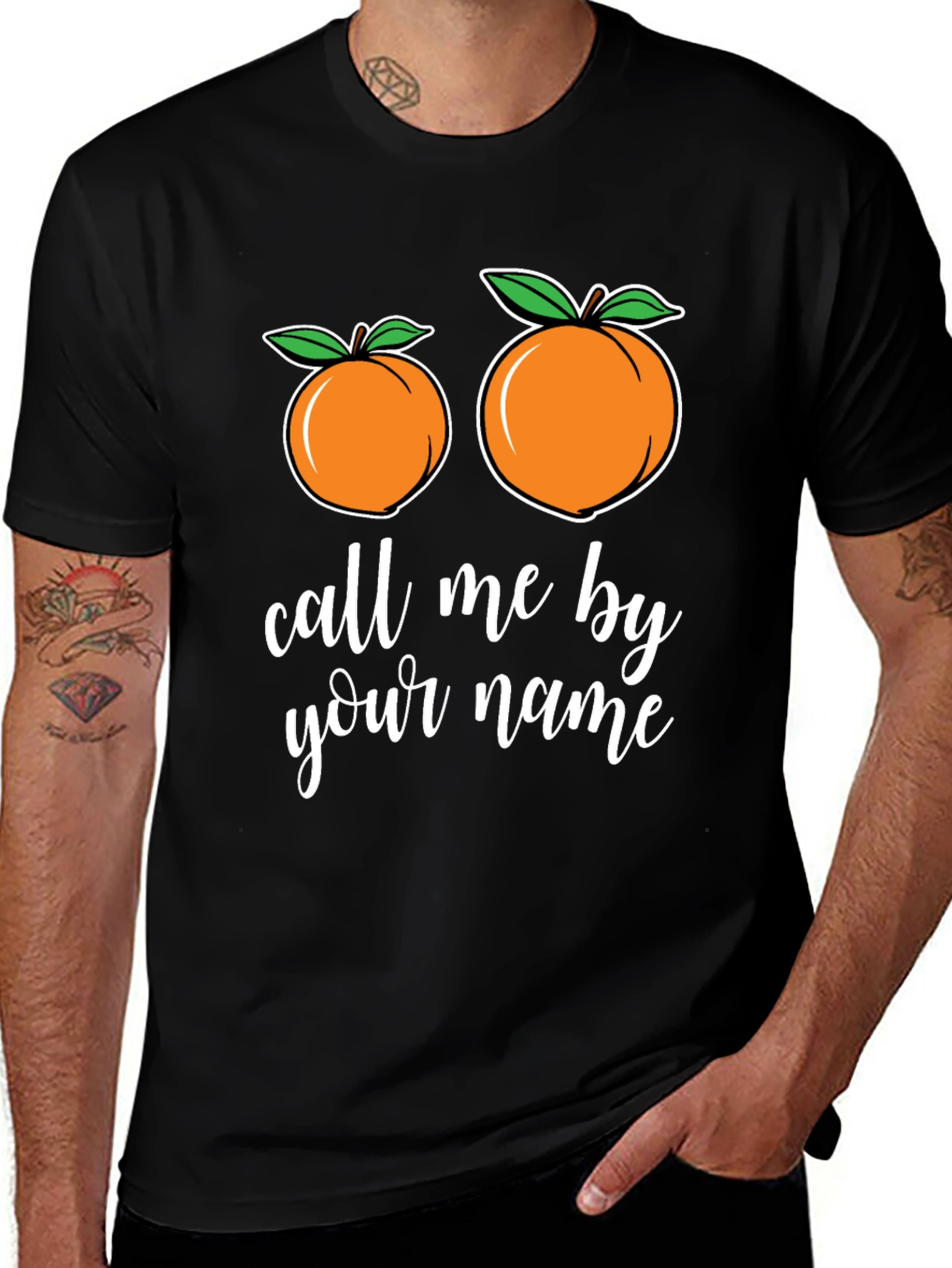Call Me By Your Name Peach T-Shirt