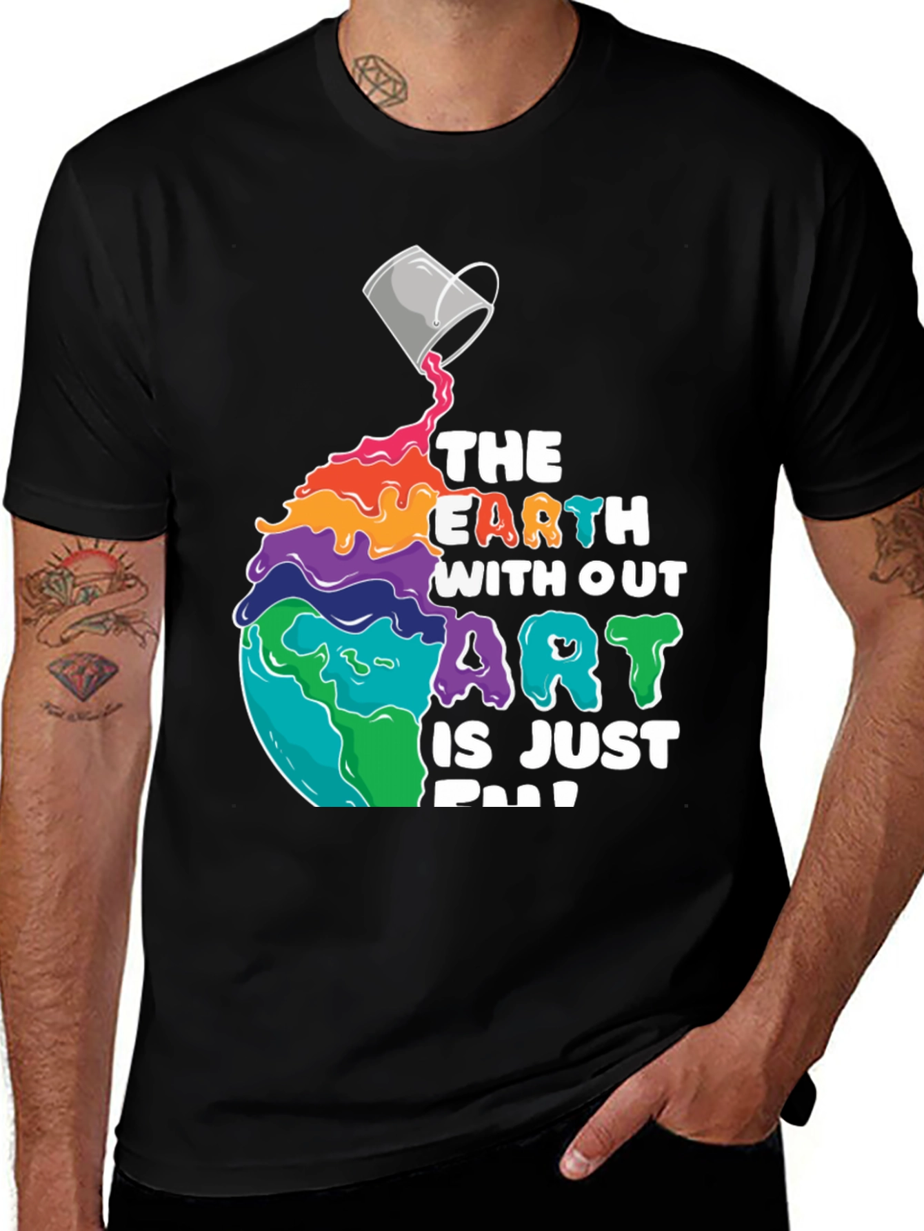 Variant 15 of Art Lover T-Shirt: The Earth Without Art is Just Eh!