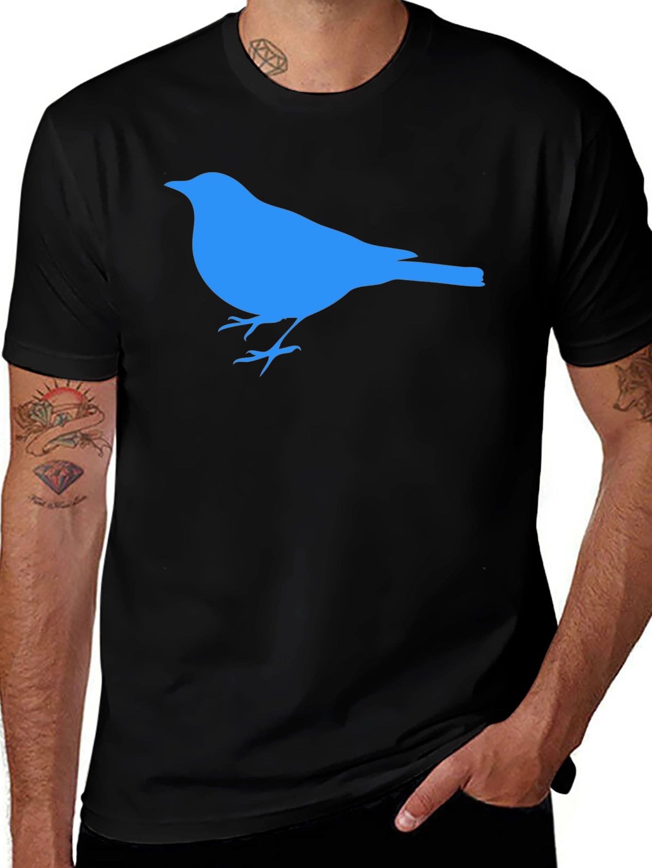 Blue Bird Graphic T-Shirt