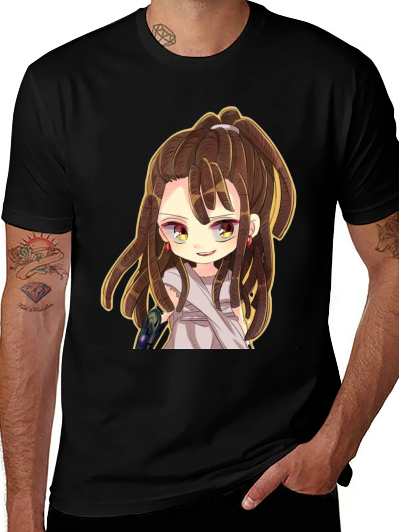 Variant 13 of Anime Girl Graphic T-Shirt - Unique Design