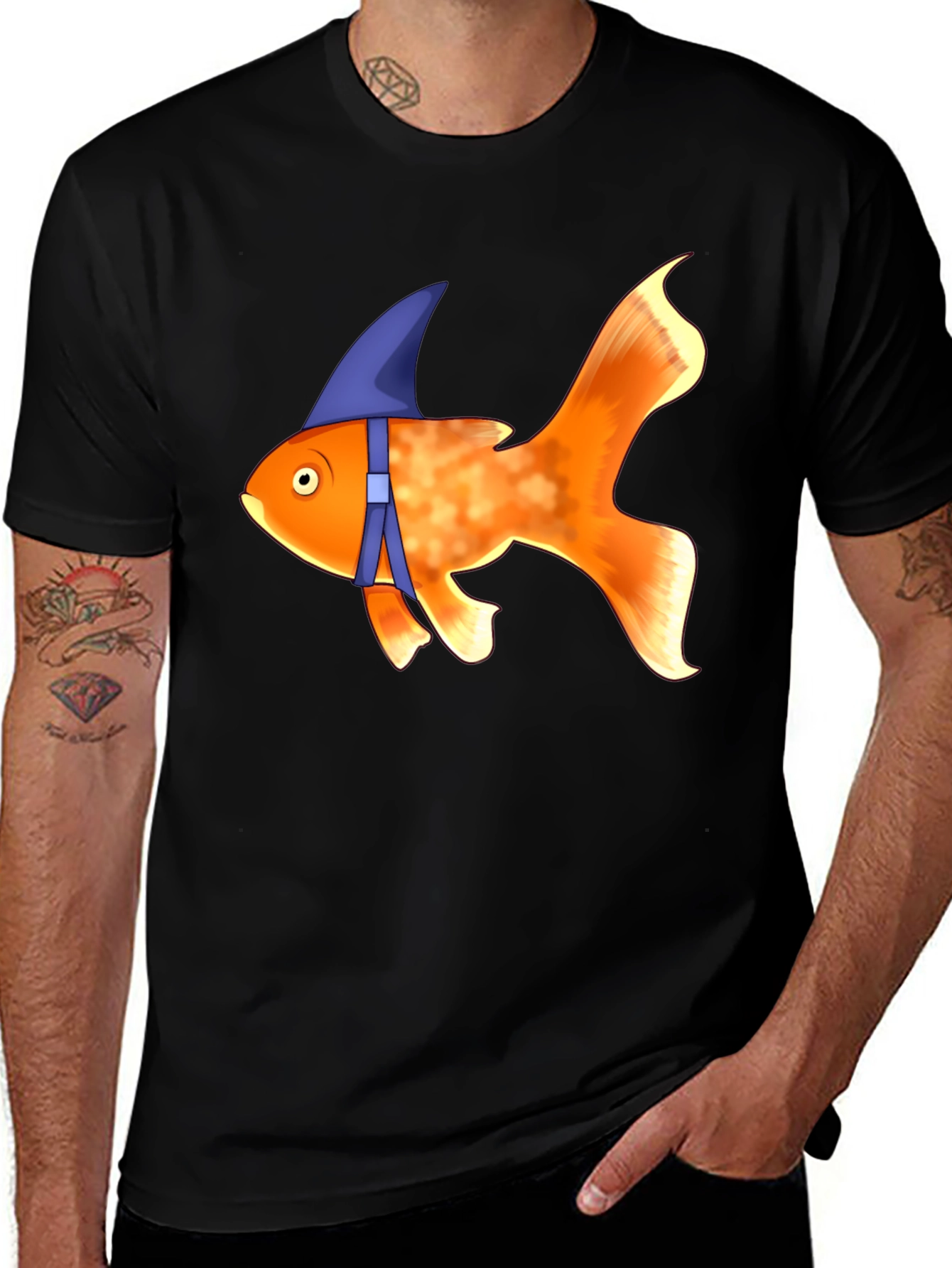Variant 25 of Goldfish Graphic Tee - Unique Design
