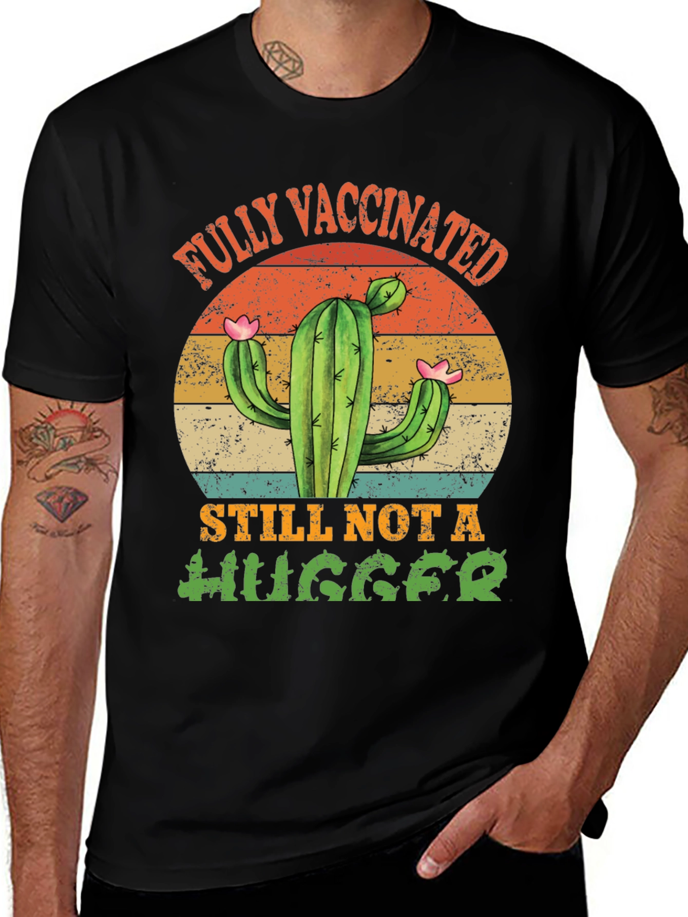 Fully Vaccinated Still Not A Hugger T-Shirt
