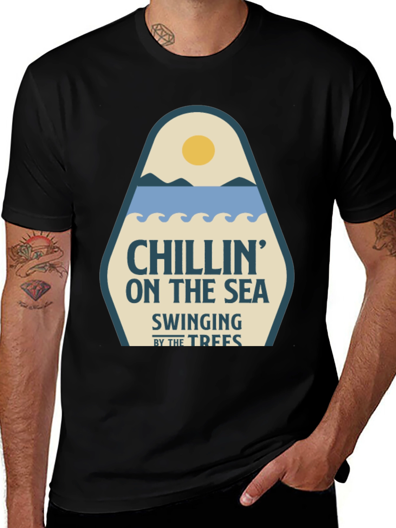 Variant 30 of Chillin' On The Sea Graphic T-Shirt