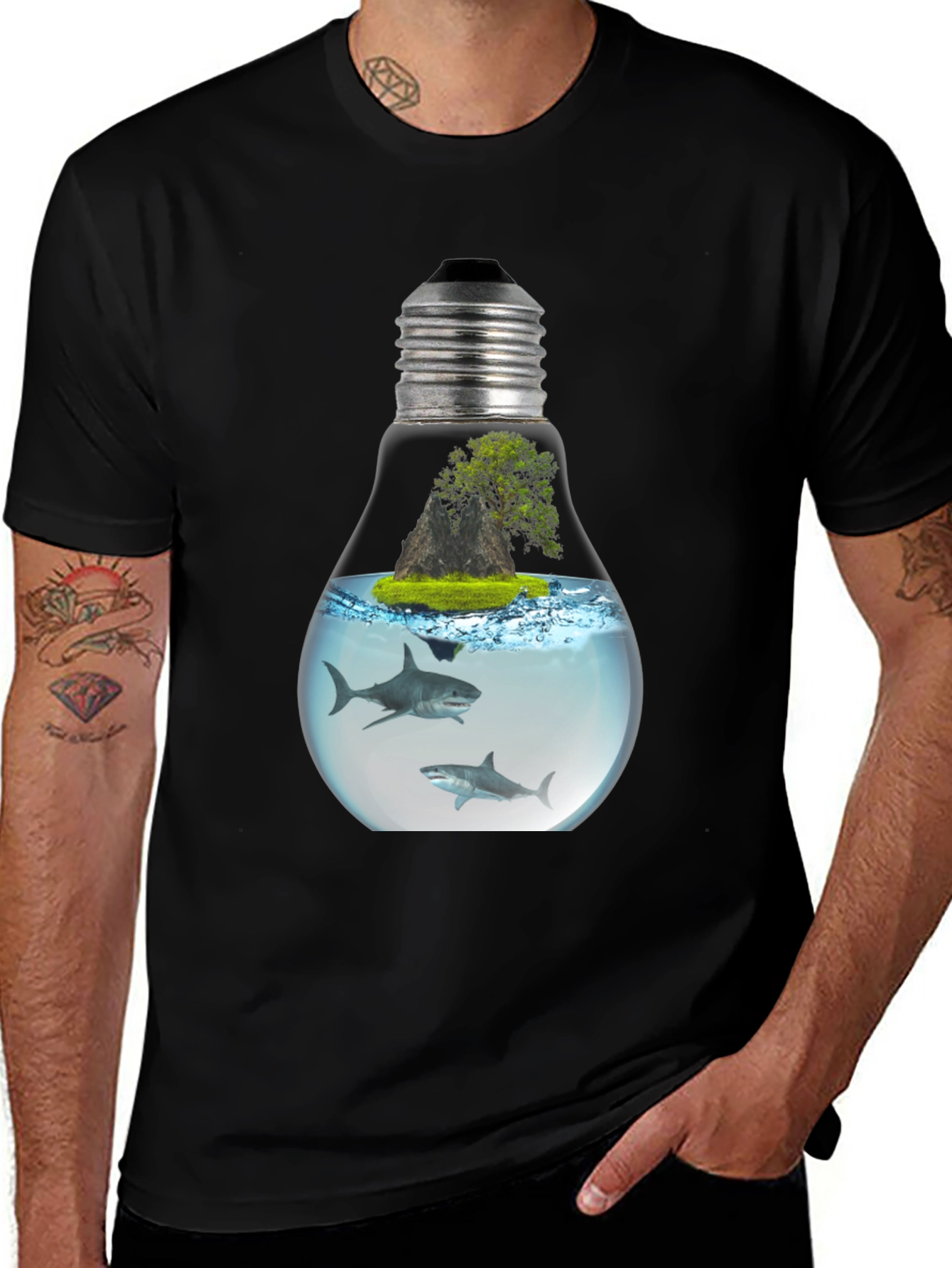 Nature in a Bulb Graphic Tee