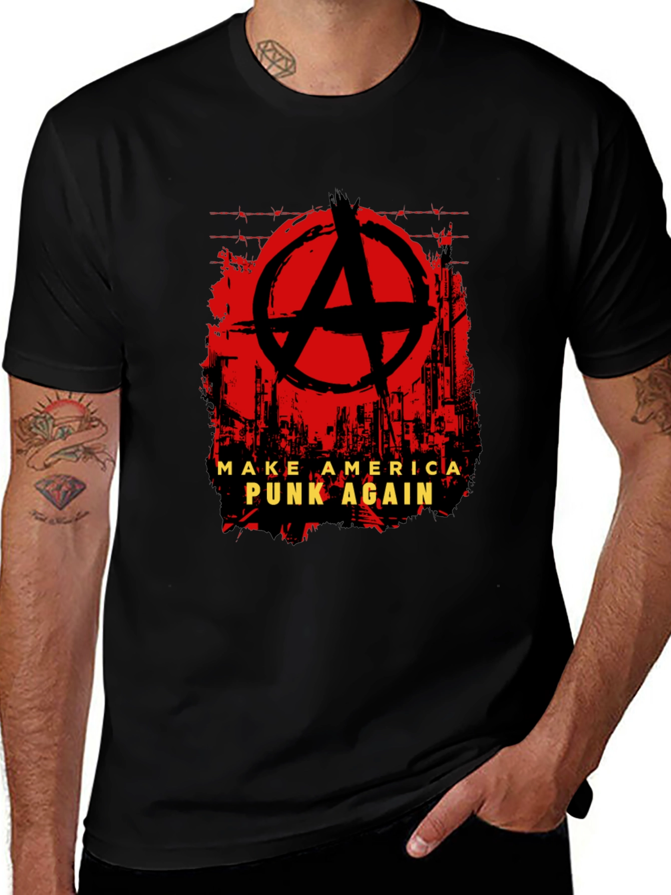 Variant 5 of Make America Punk Again Graphic T-Shirt