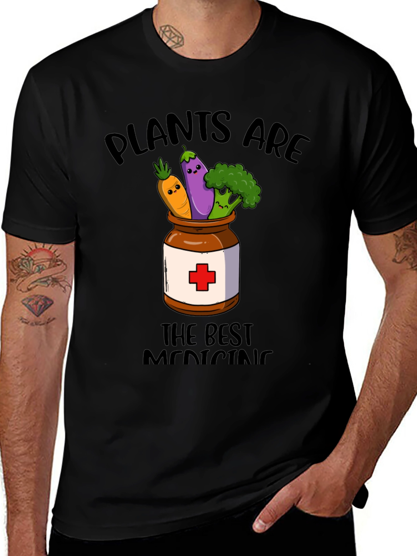 Variant 27 of Plants Are The Best Medicine Graphic T-Shirt