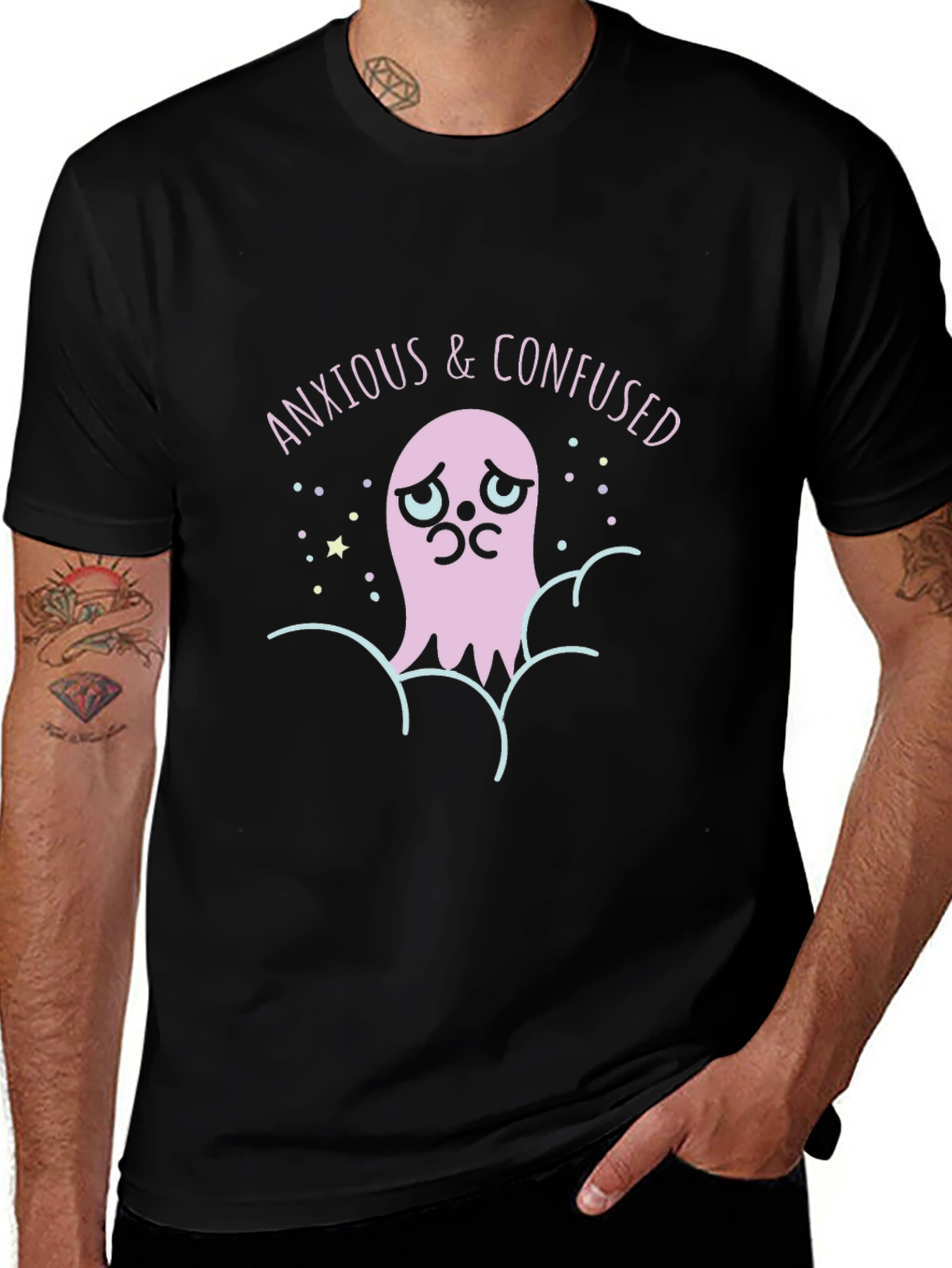 Variant 26 of Anxious & Confused Graphic Tee