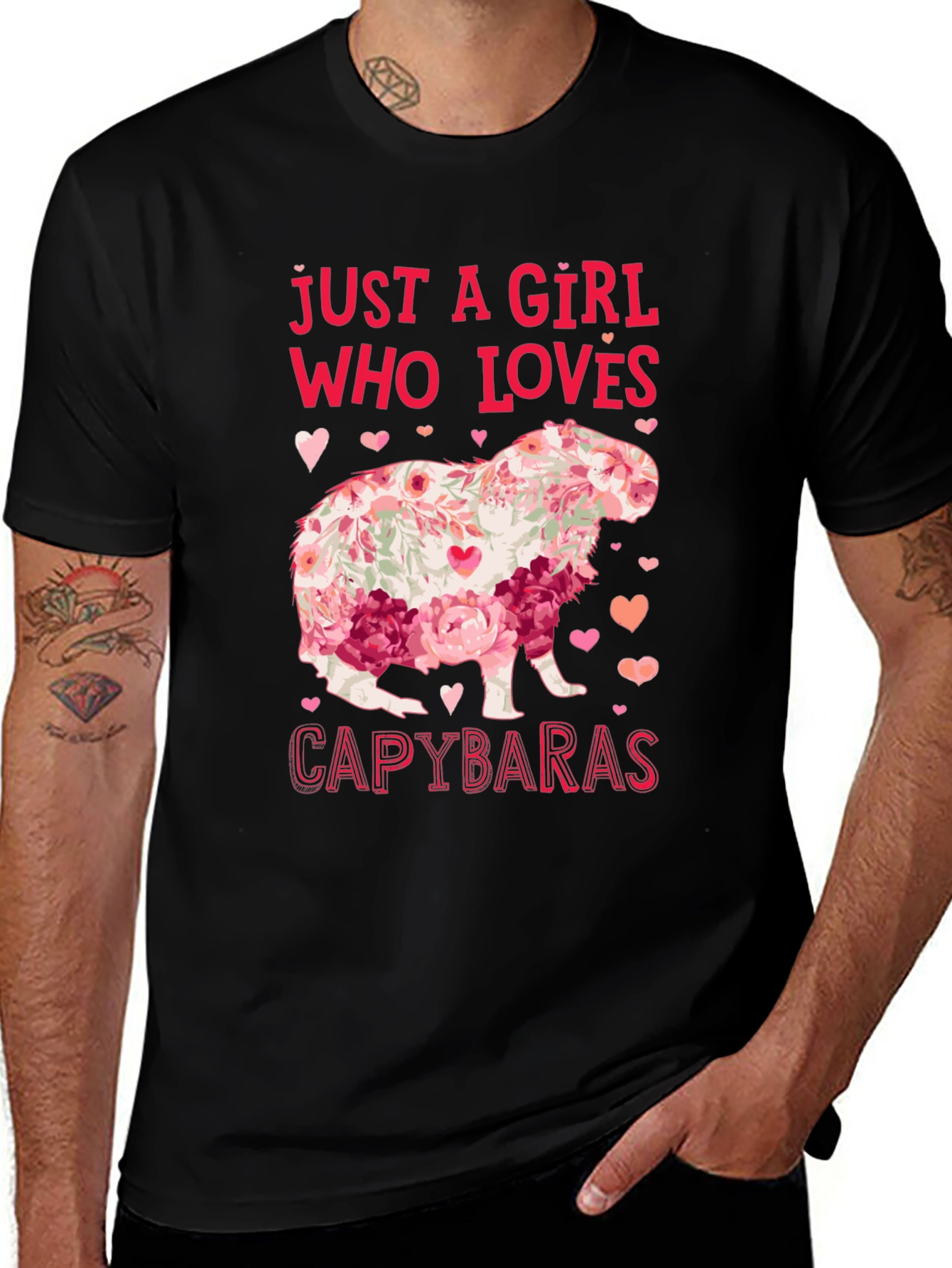 Just A Girl Who Loves Capybaras T-Shirt