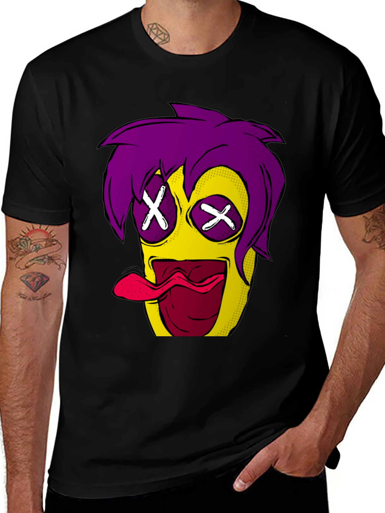 Variant 7 of Edgy Graphic Tee - Cartoon Character