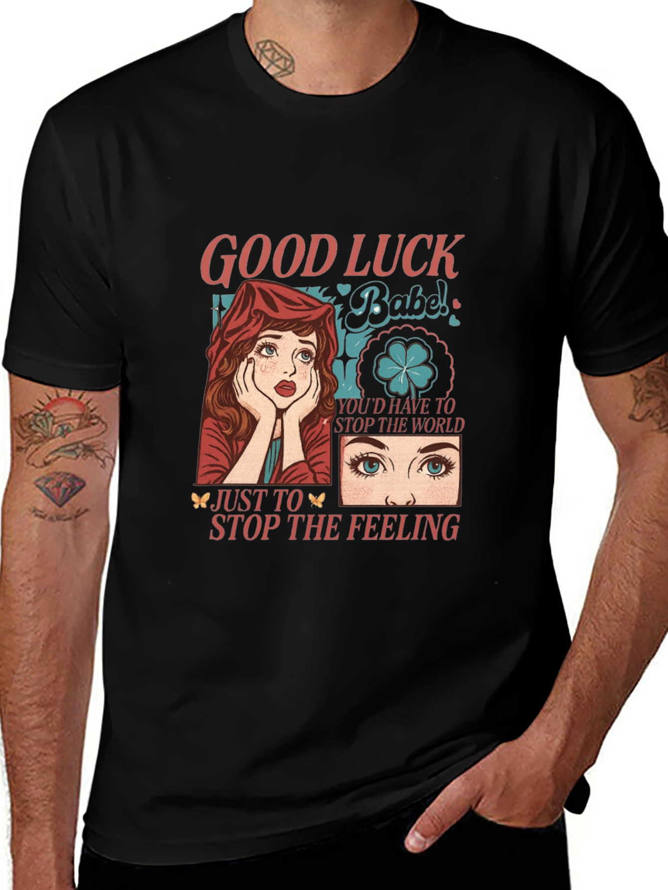 Variant 28 of Good Luck Babe Graphic T-Shirt