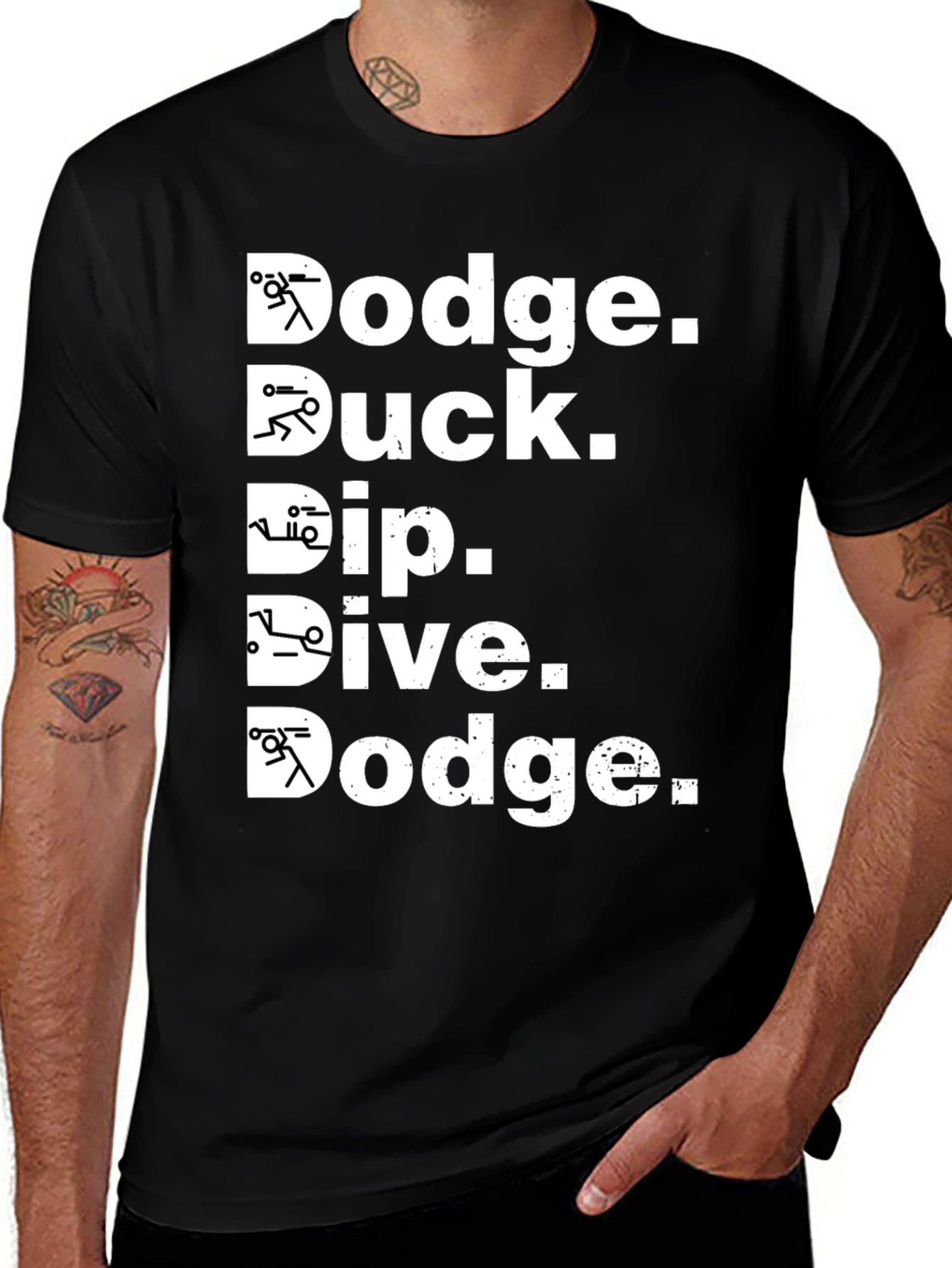 Variant 5 of Dodge, Duck, Dip, Dive, Dodge T-Shirt