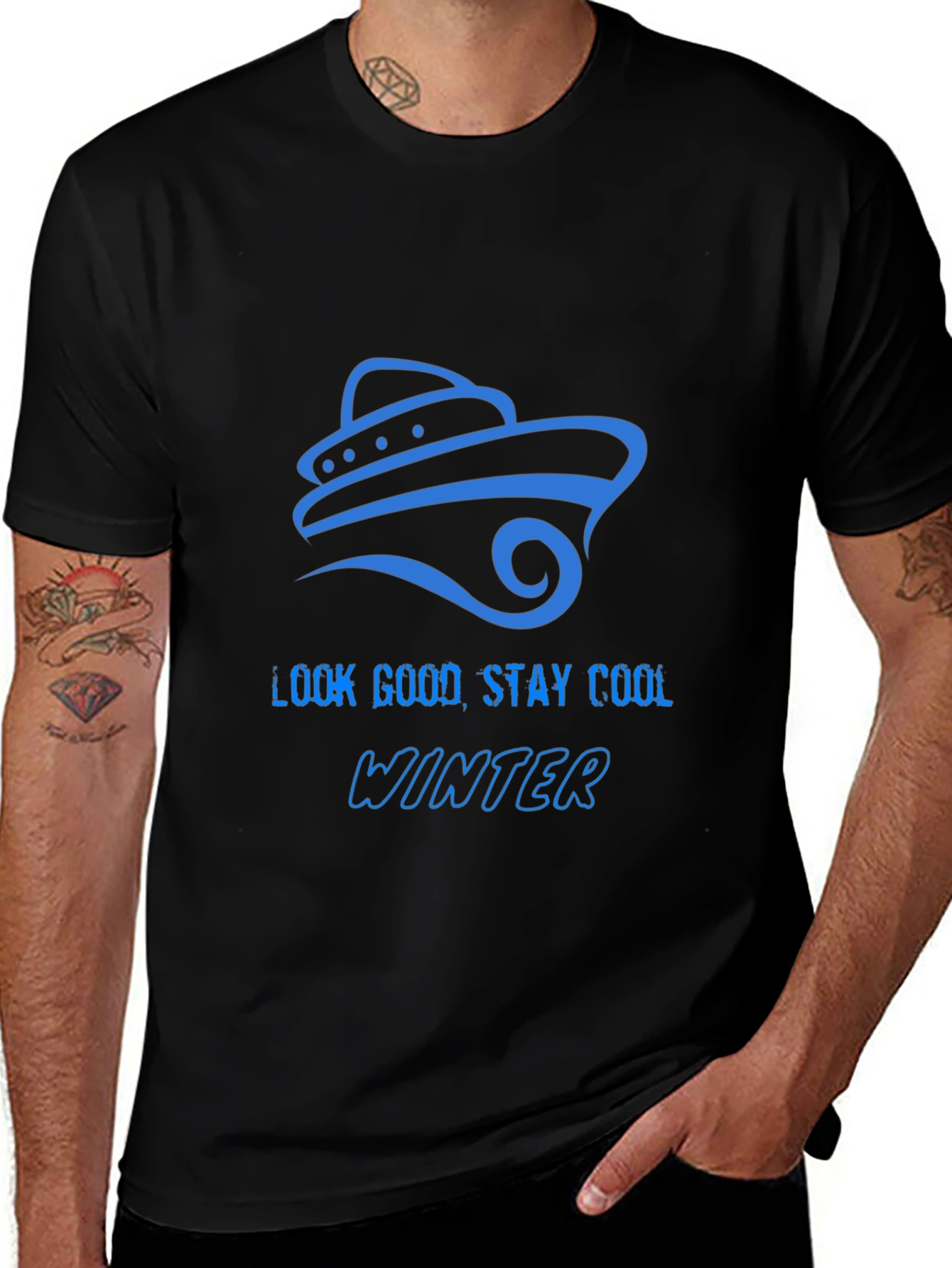 Variant 26 of Cool Winter Ship T-Shirt