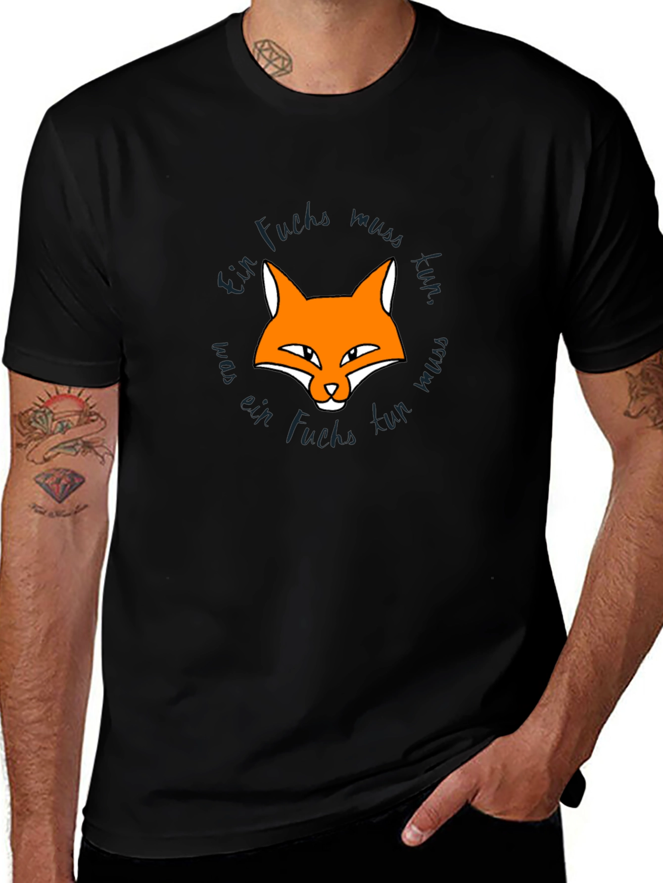 Variant 29 of Fox Graphic Tee - Ein Fuchs Muss Tun
