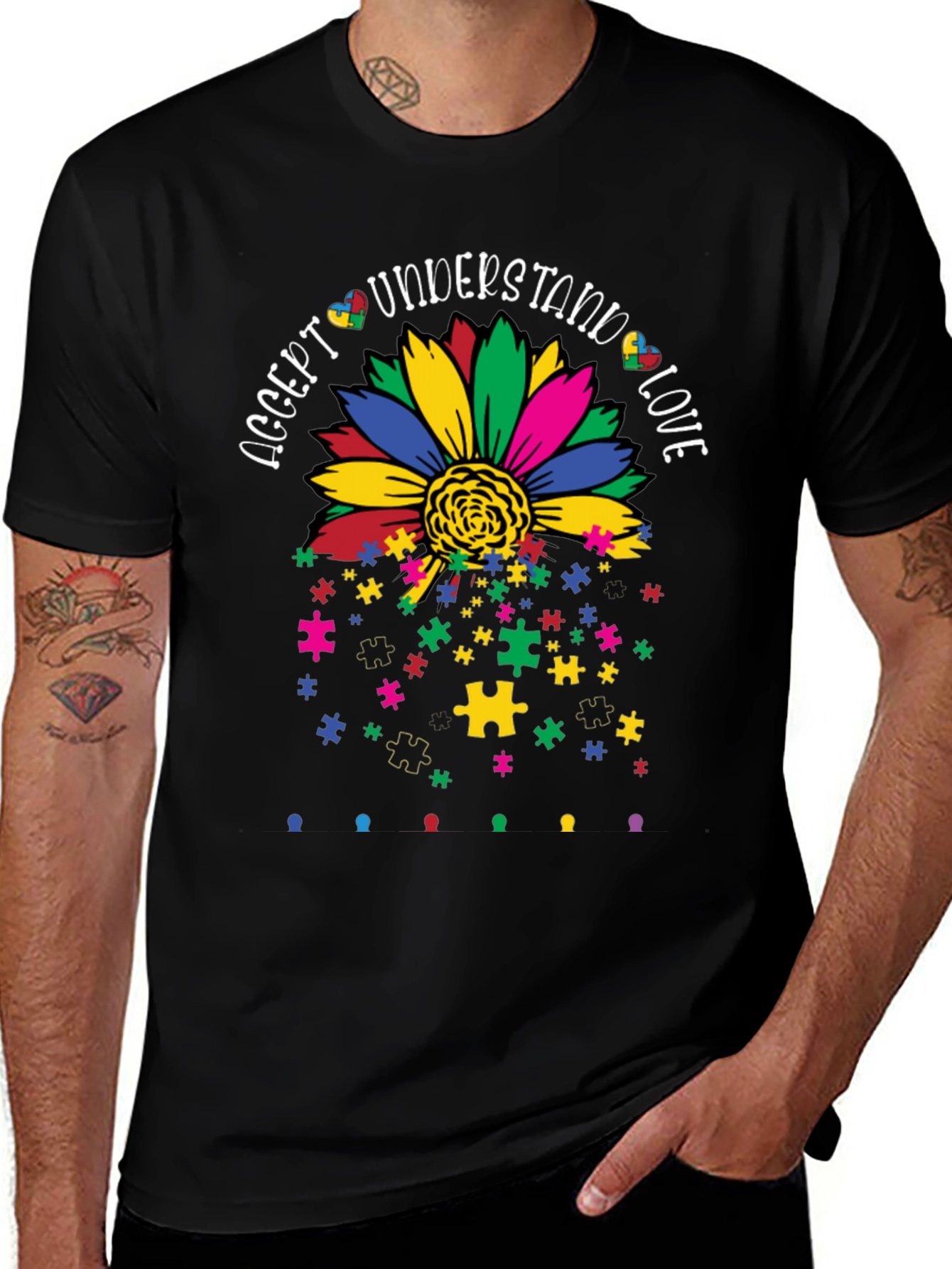 Autism Awareness T-Shirt: Accept, Understand, Love
