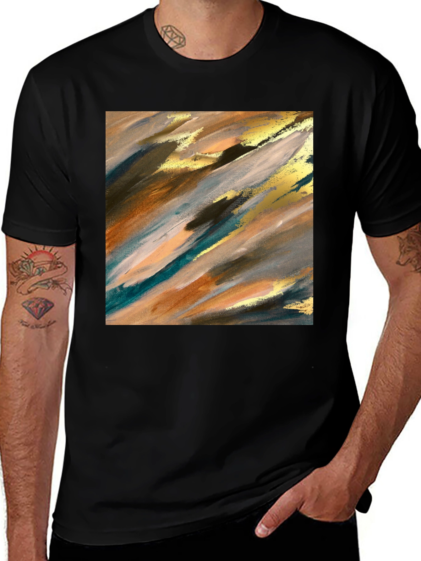 Variant 20 of Abstract Art Tee - Modern Graphic Print T-Shirt