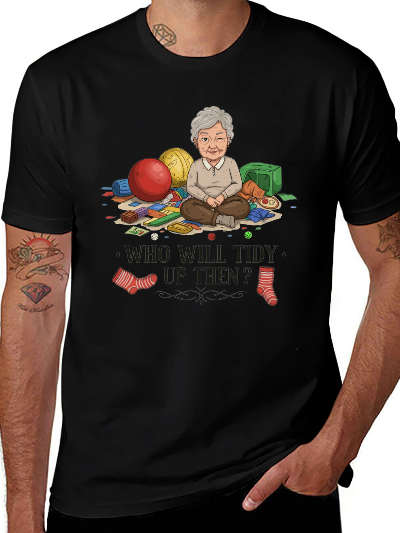 Variant 21 of Grandma Tidy Up Graphic T-Shirt