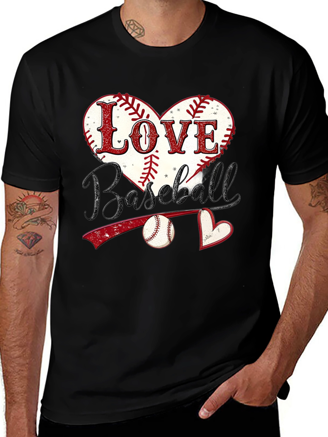 Variant 26 of Love Baseball Graphic T-Shirt