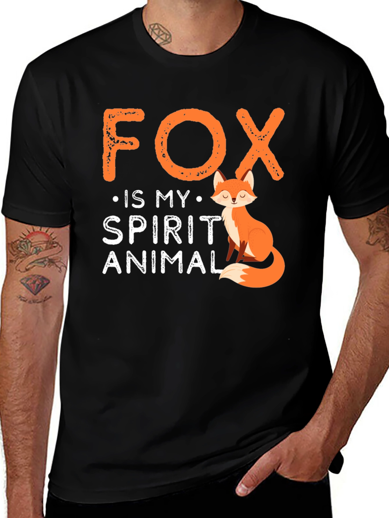 Variant 28 of Fox Is My Spirit Animal Graphic Tee