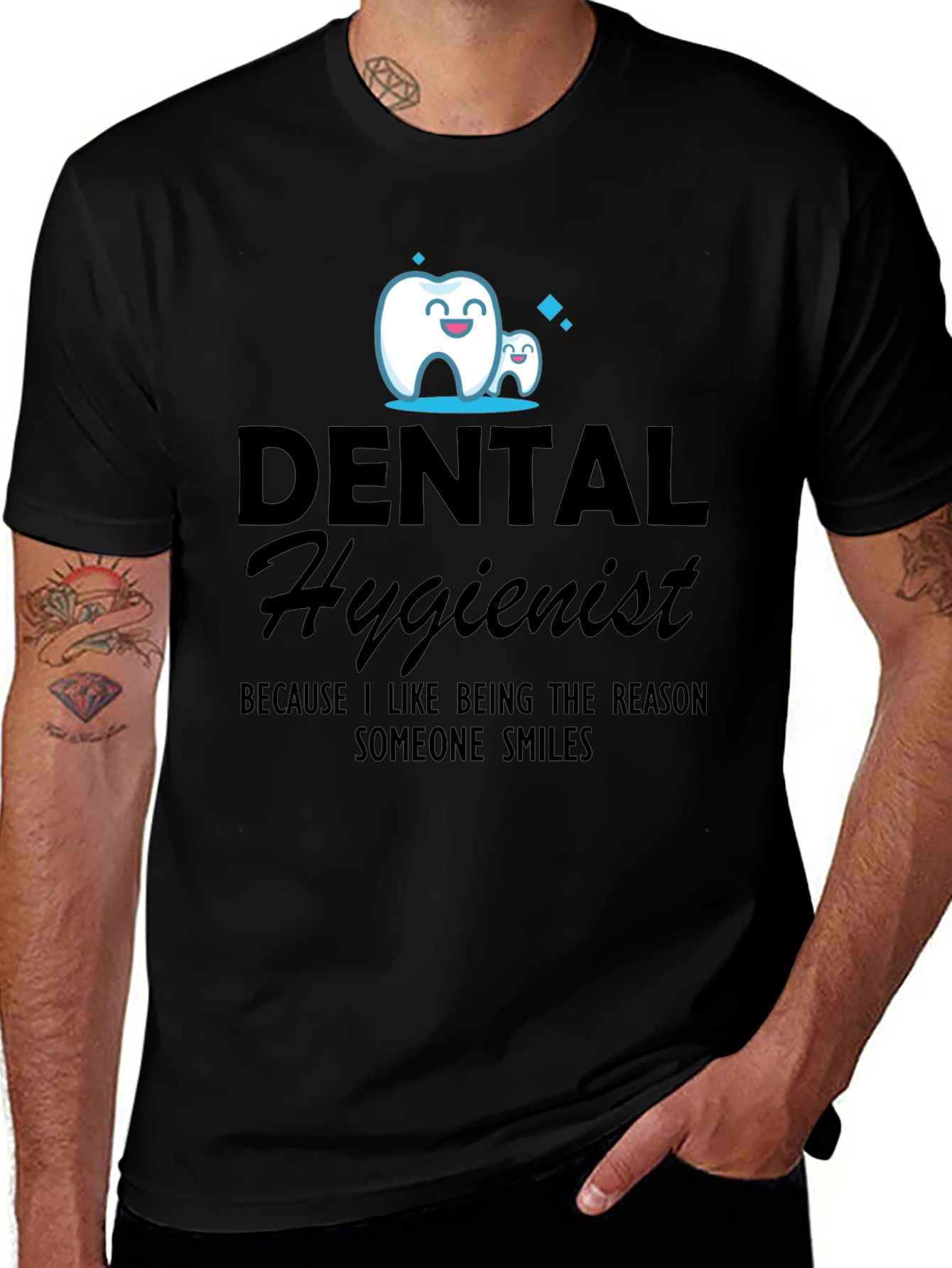 Dental Hygienist Tee - Reason Someone Smiles Shirt
