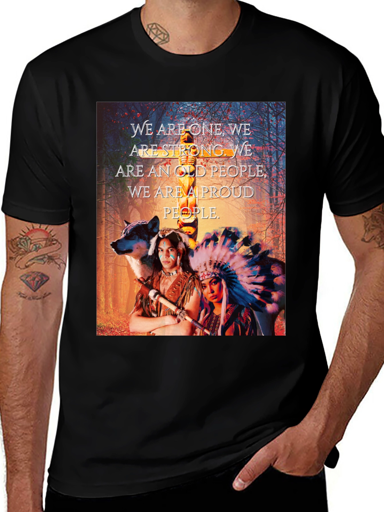 Variant 9 of Native American Pride T-Shirt