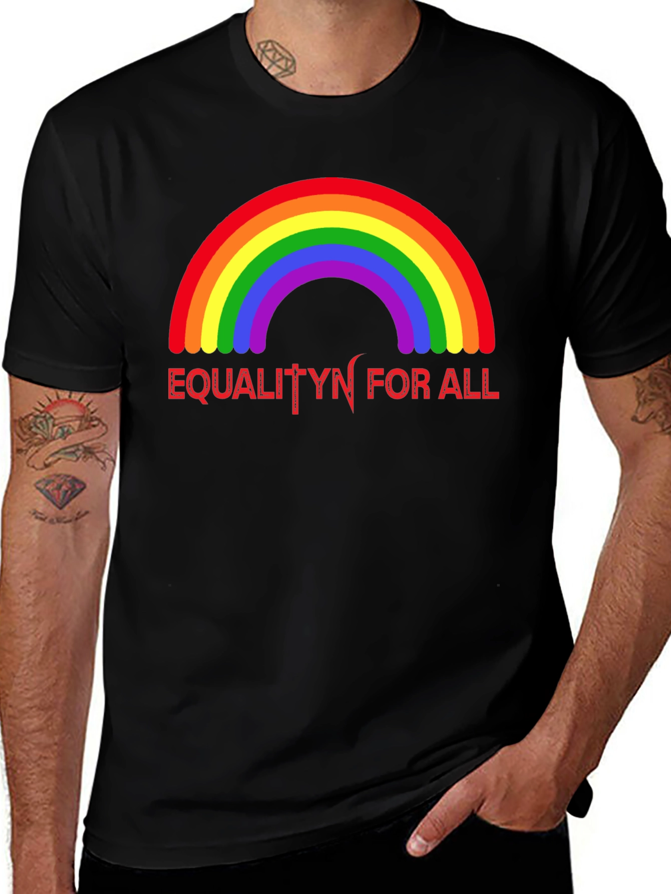 Variant 6 of Equality Rainbow T-Shirt
