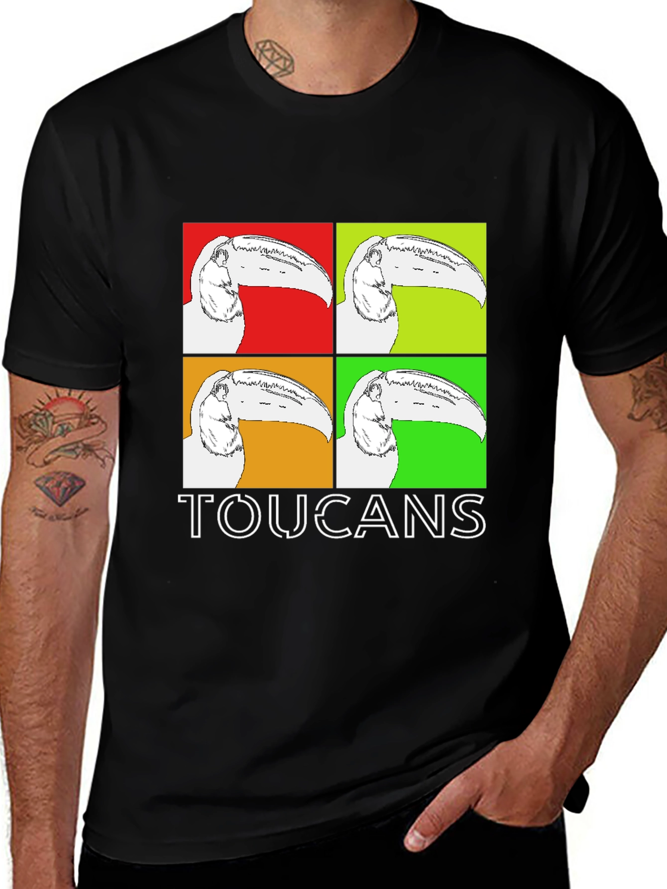 Variant 28 of Pop Art Toucan T-Shirt - Bold Graphic Tee