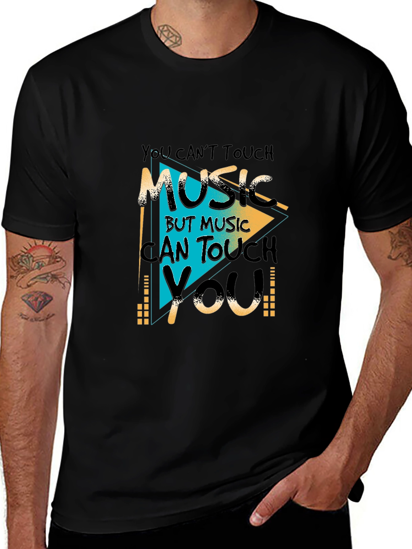 Variant 6 of Music Can Touch You T-Shirt - Graphic Print Tee