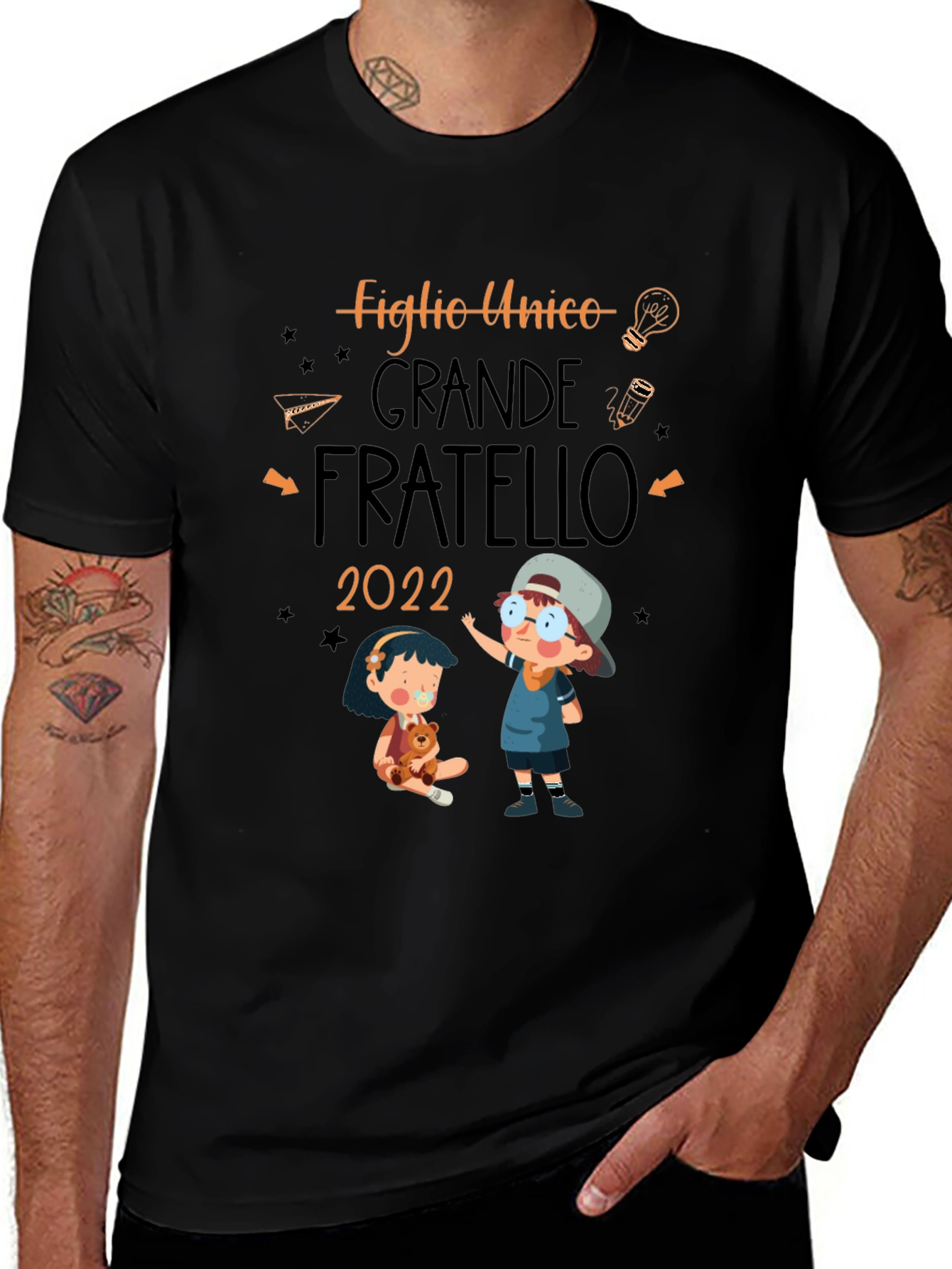 Variant 9 of Figlio Unico Grande Fratello 2022 T-Shirt