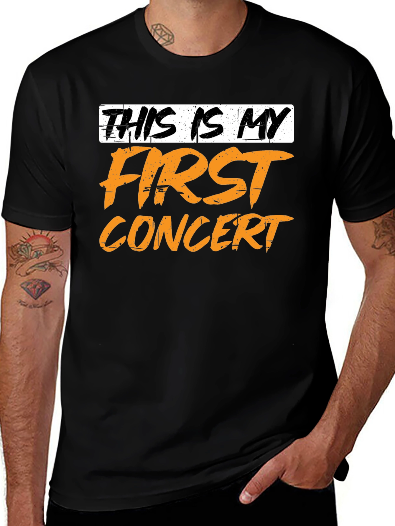 Variant 10 of My First Concert T-Shirt - Novelty Graphic Tee