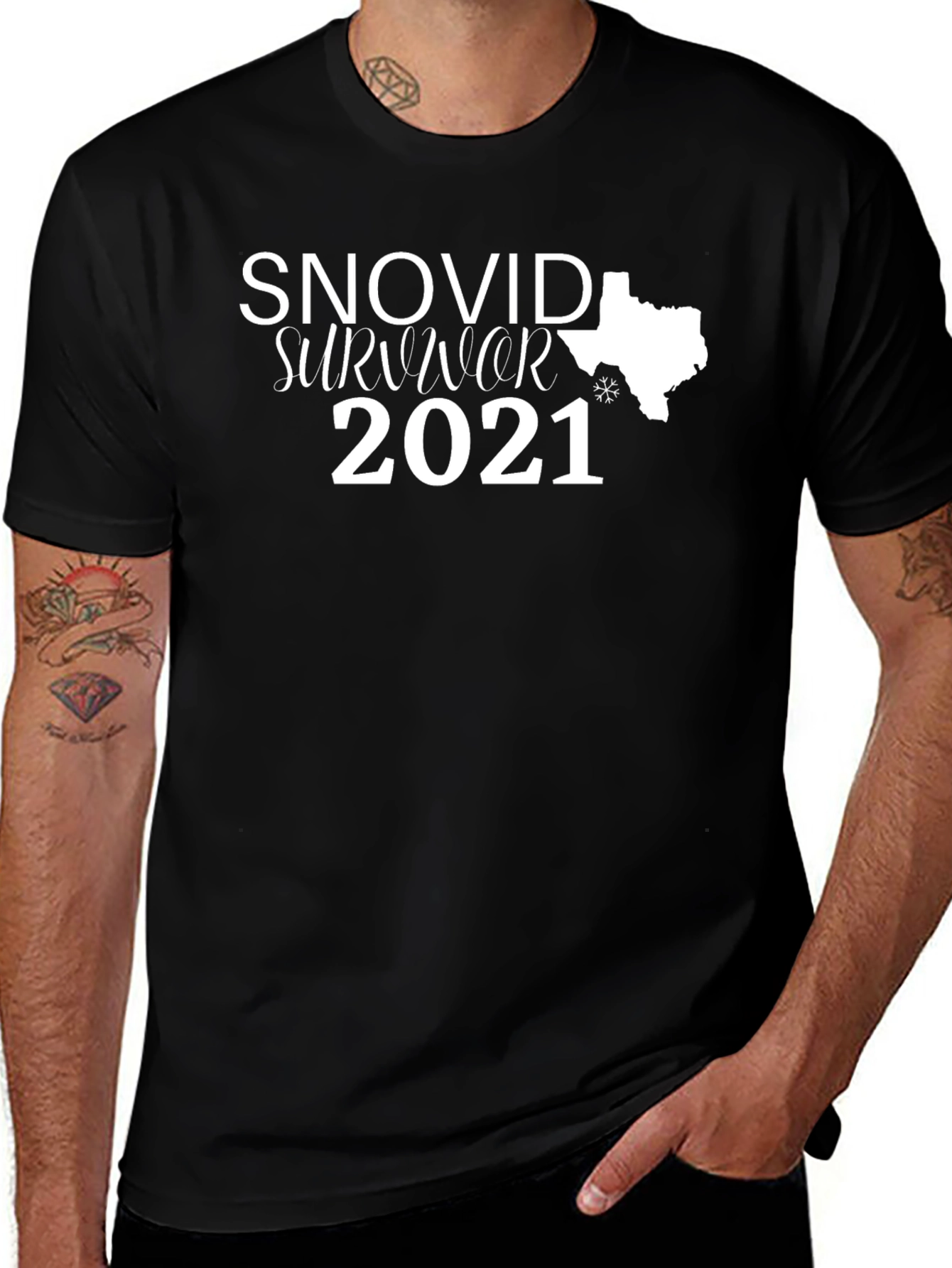 Variant 11 of Snovid Survivor 2021 T-Shirt