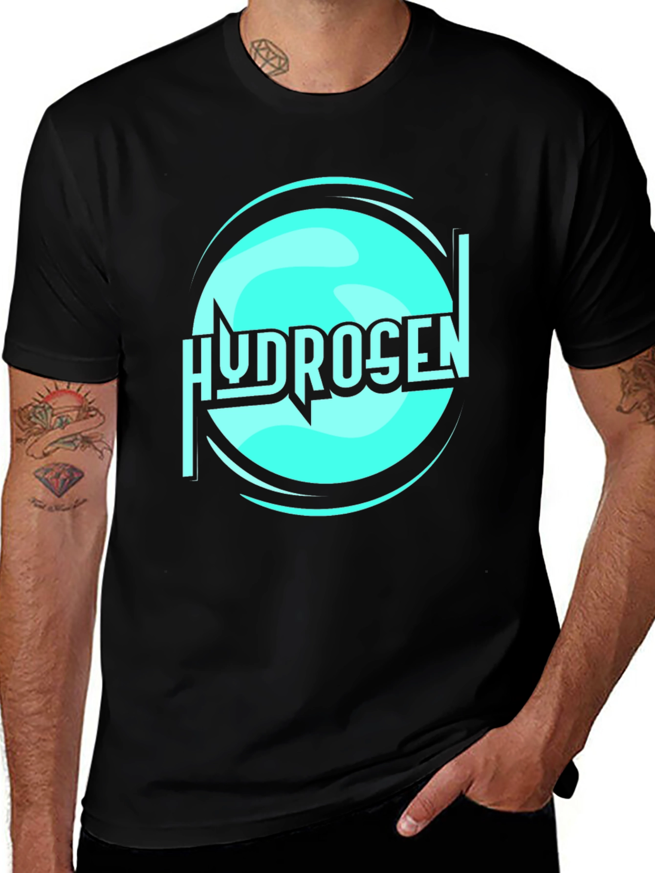 Hydrogen Graphic T-Shirt - Modern Cool Design