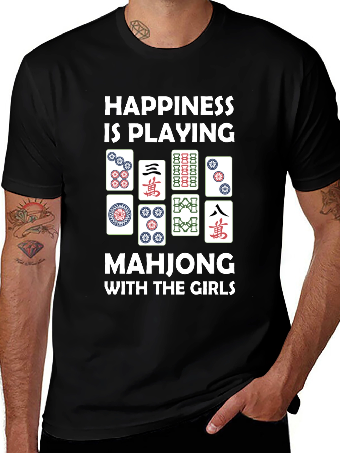 Variant 26 of Mahjong With The Girls Graphic Tee