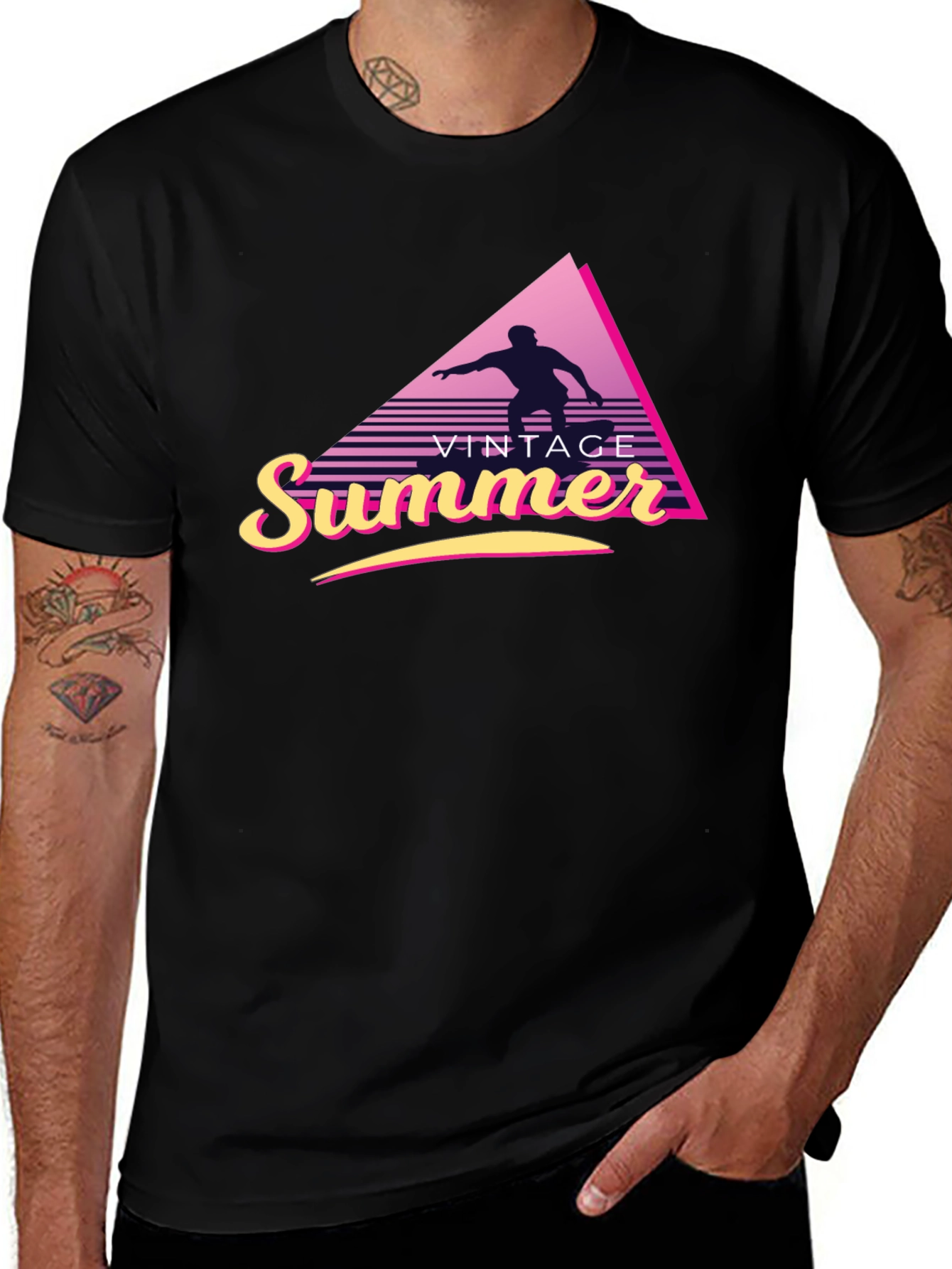 Vintage Summer Graphic Tee - Retro Style