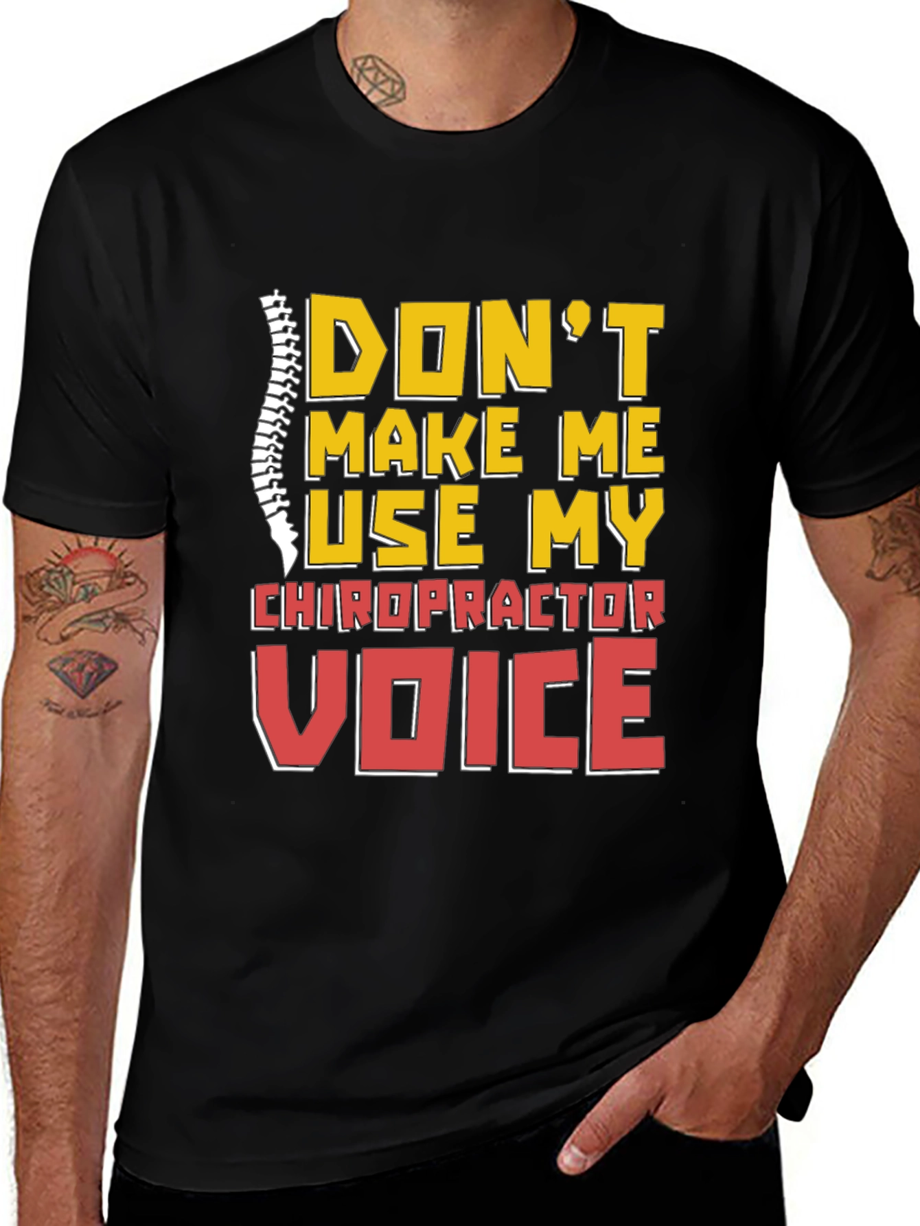 Variant 13 of Chiropractor Voice T-Shirt