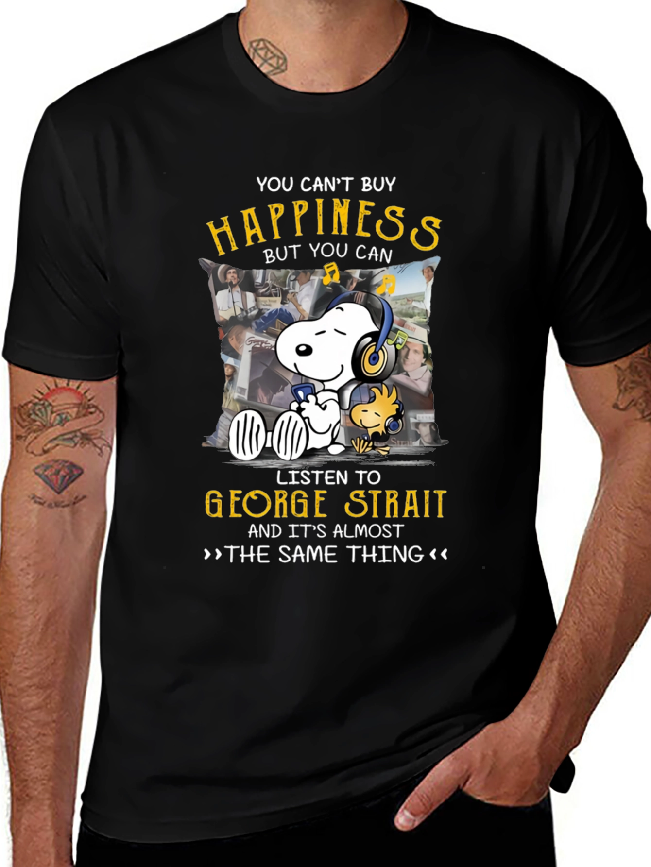 George Strait Snoopy T-Shirt
