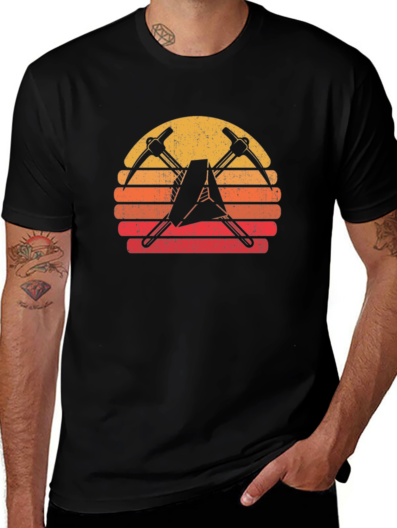 Vintage Mining Pickaxe T-Shirt