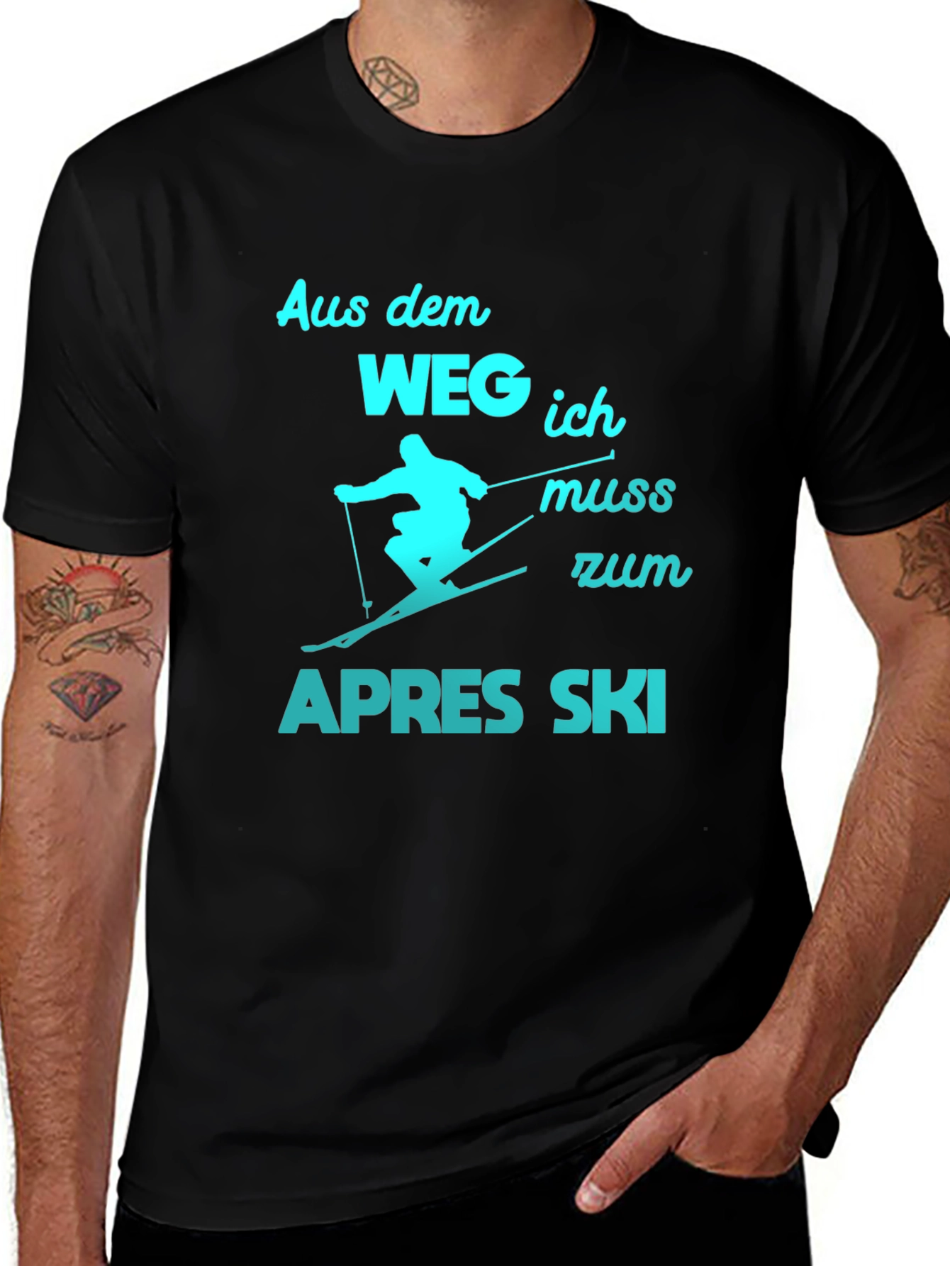Apres Ski T-Shirt - Aus dem Weg