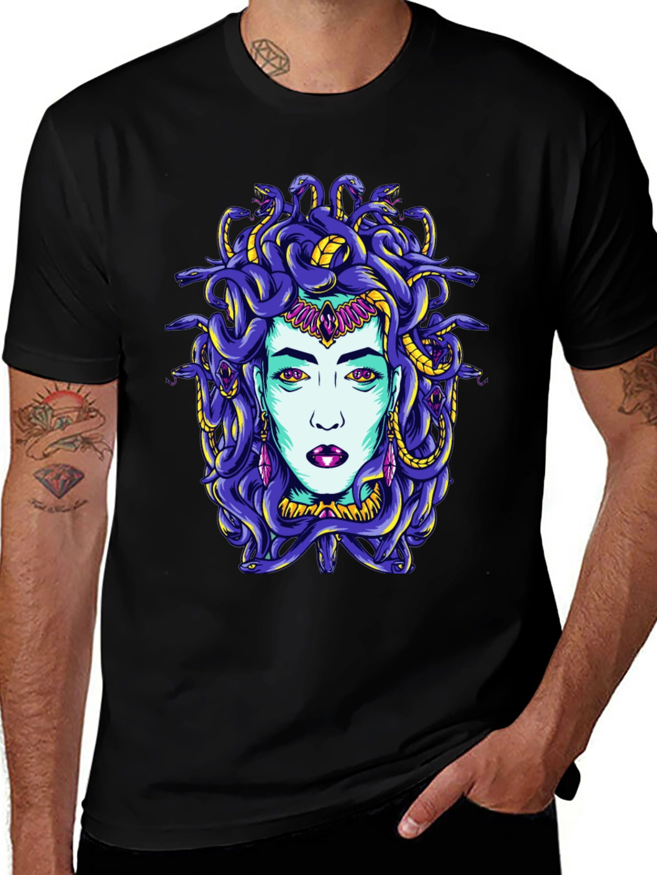 Variant 29 of Medusa Graphic T-Shirt - Bold and Unique Design