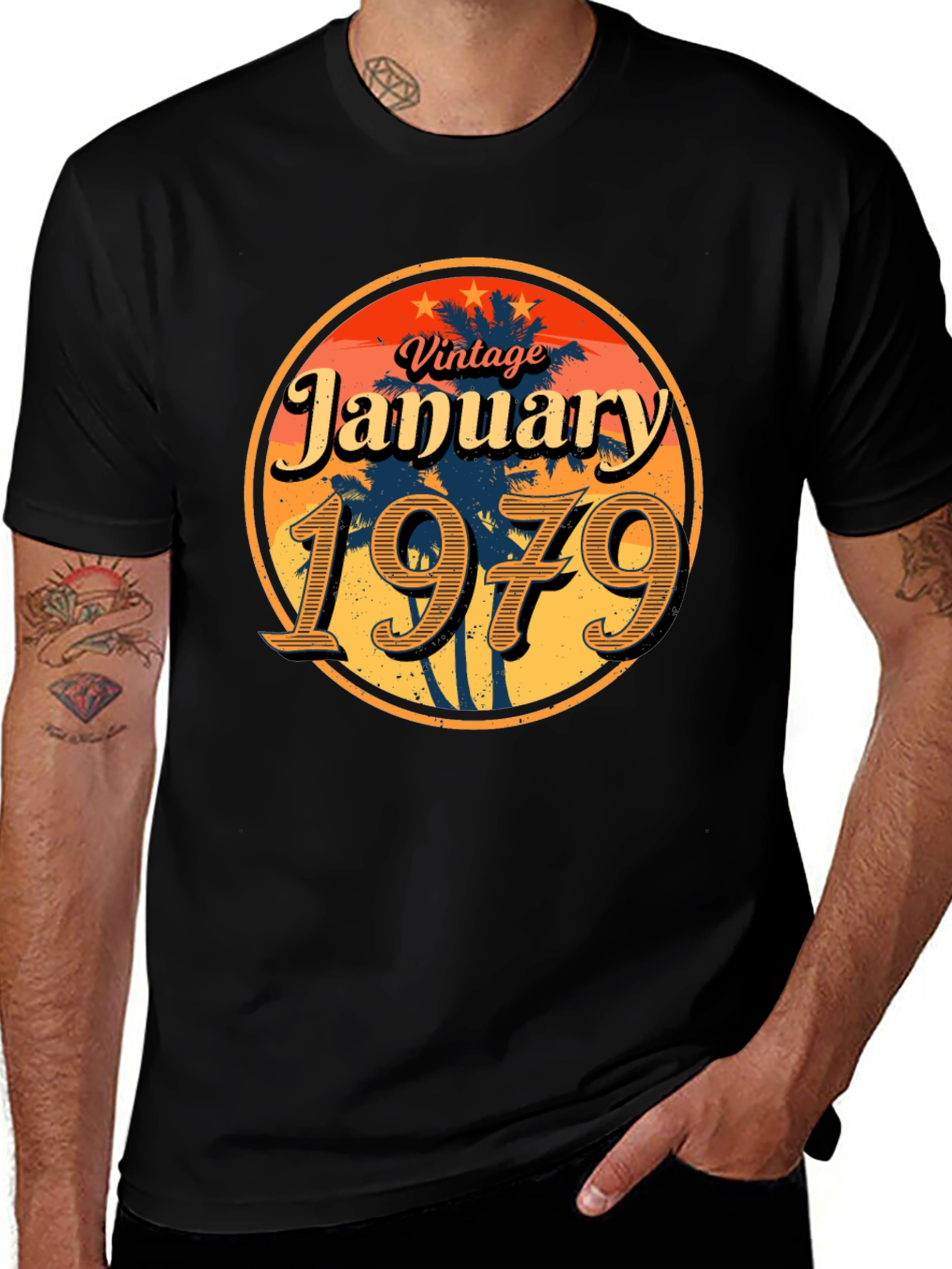 Variant 3 of Vintage January 1979 Graphic T-Shirt