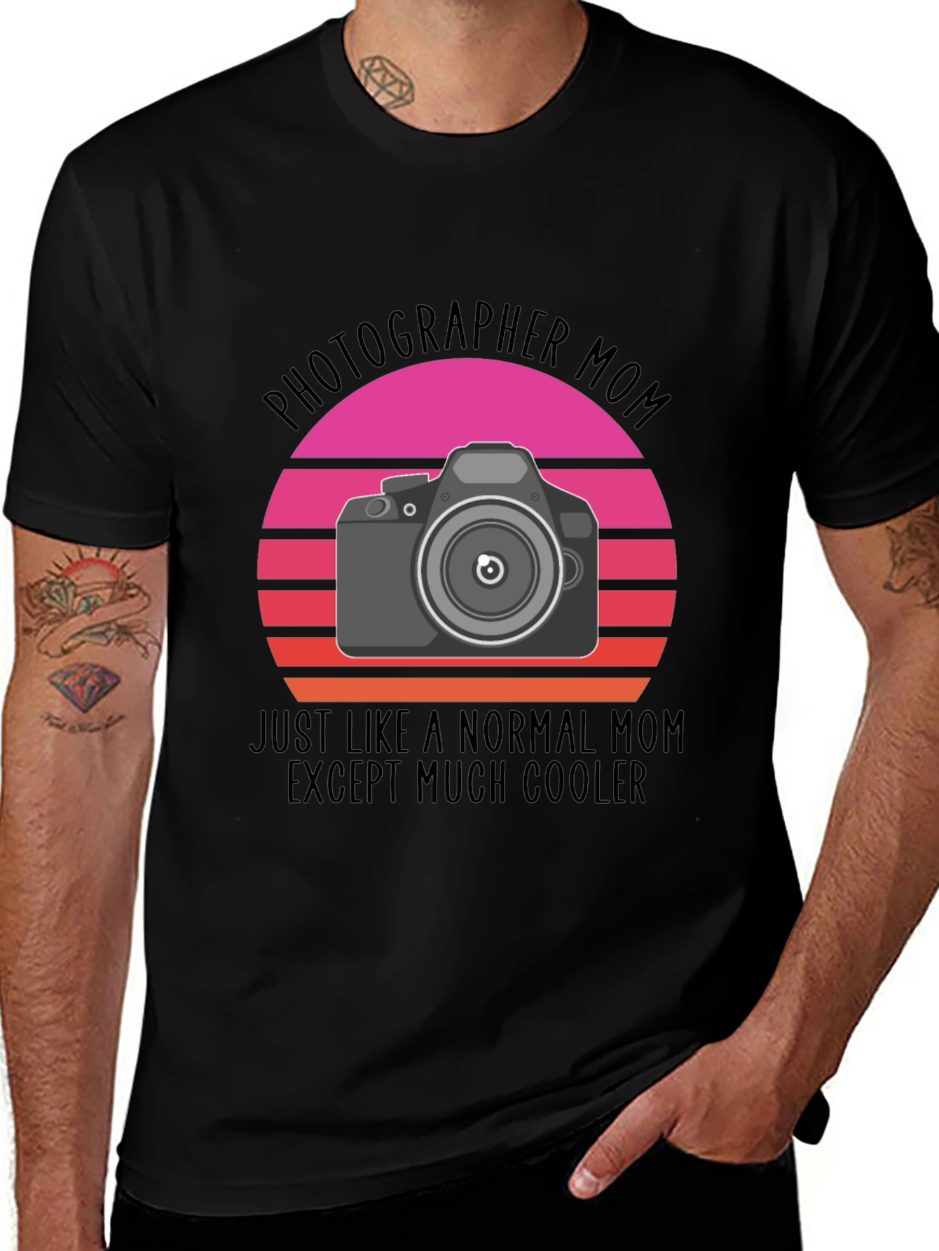 Variant 17 of Photographer Mom T-Shirt - Cool Mom Edition