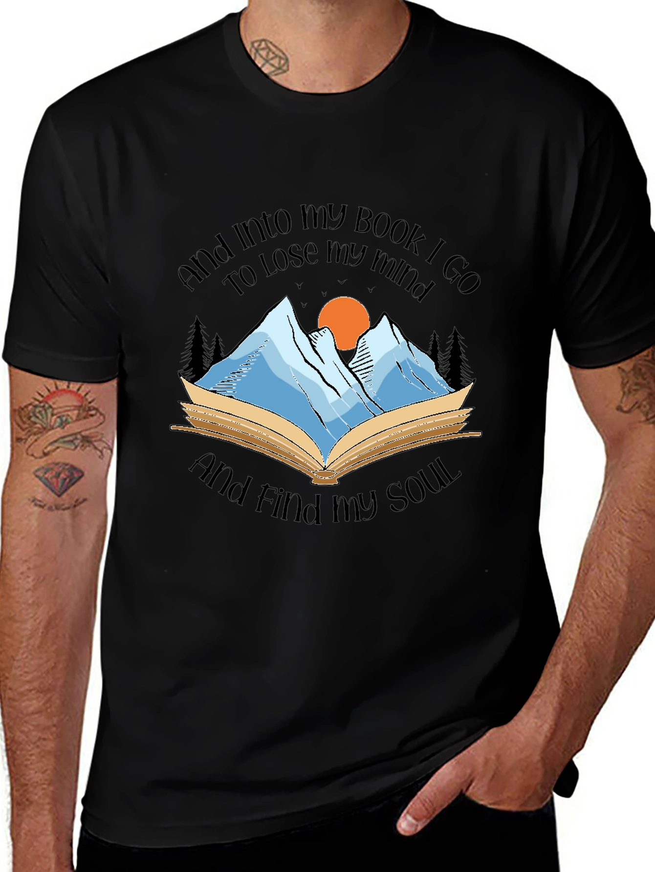 Black Book Lover Tee: Lose Your Mind, Find Your Soul main image