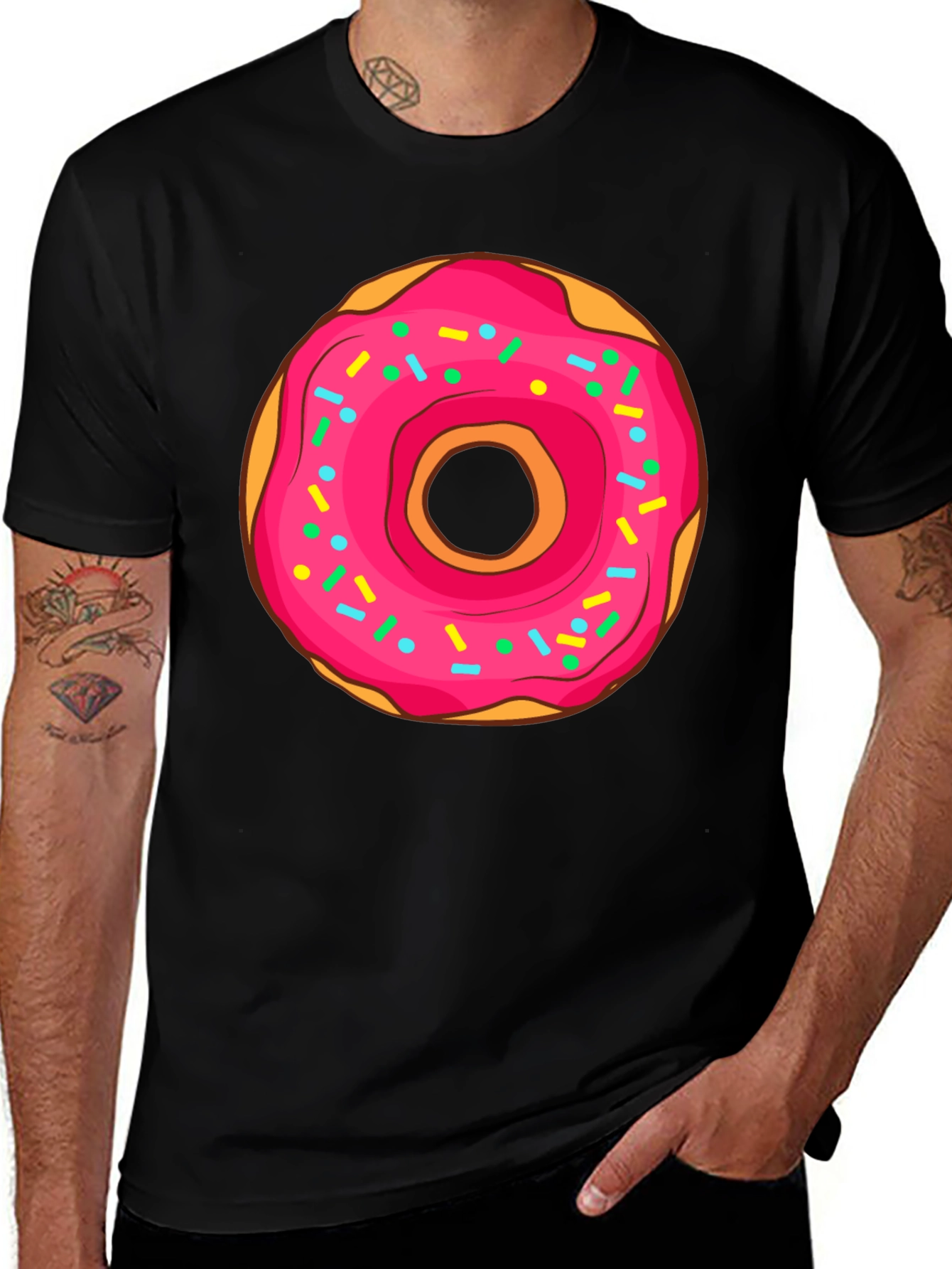 Variant 7 of Donut Graphic Tee - Sweet Treat Style