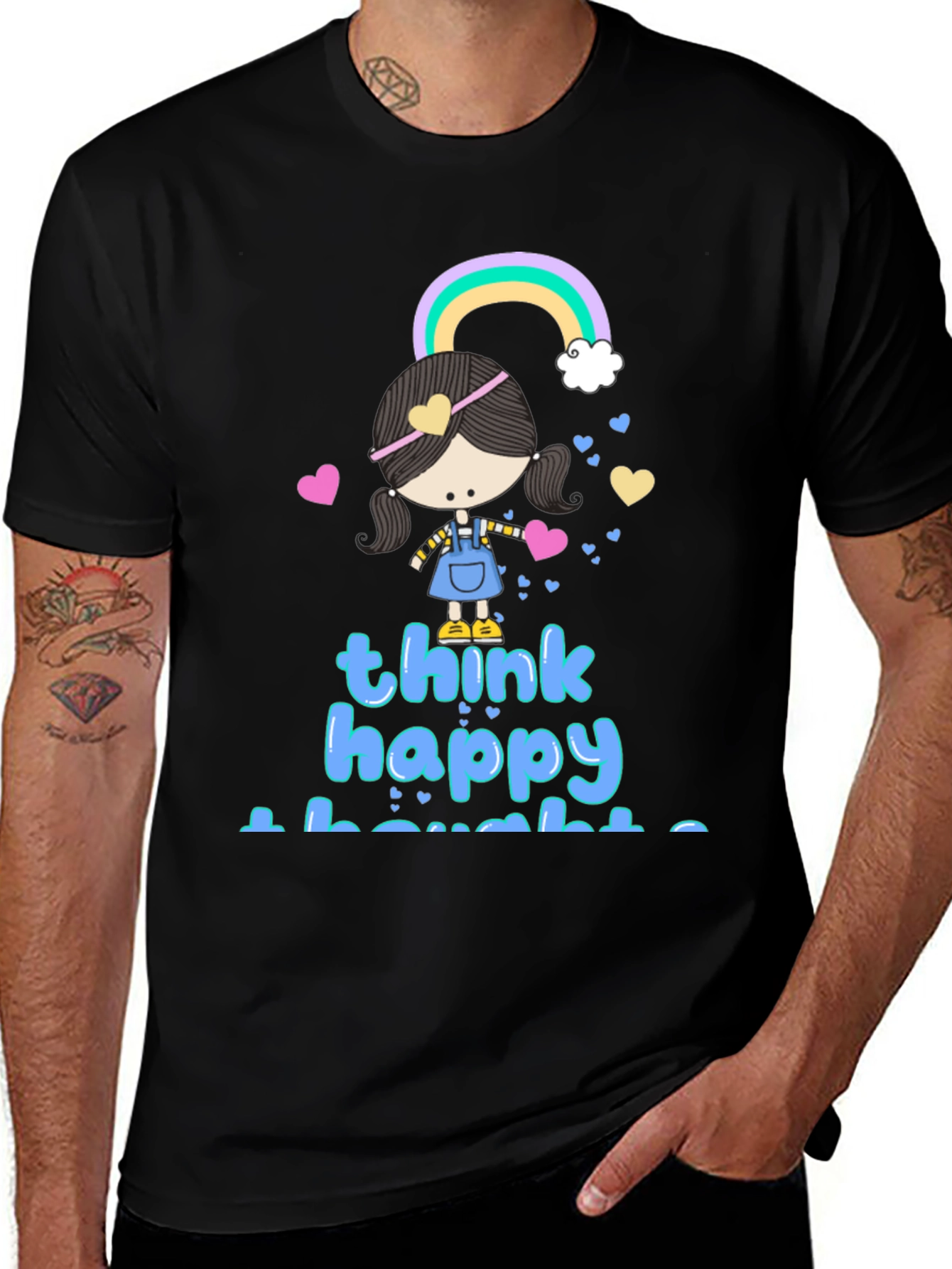 Variant 30 of Think Happy Thoughts Graphic Tee
