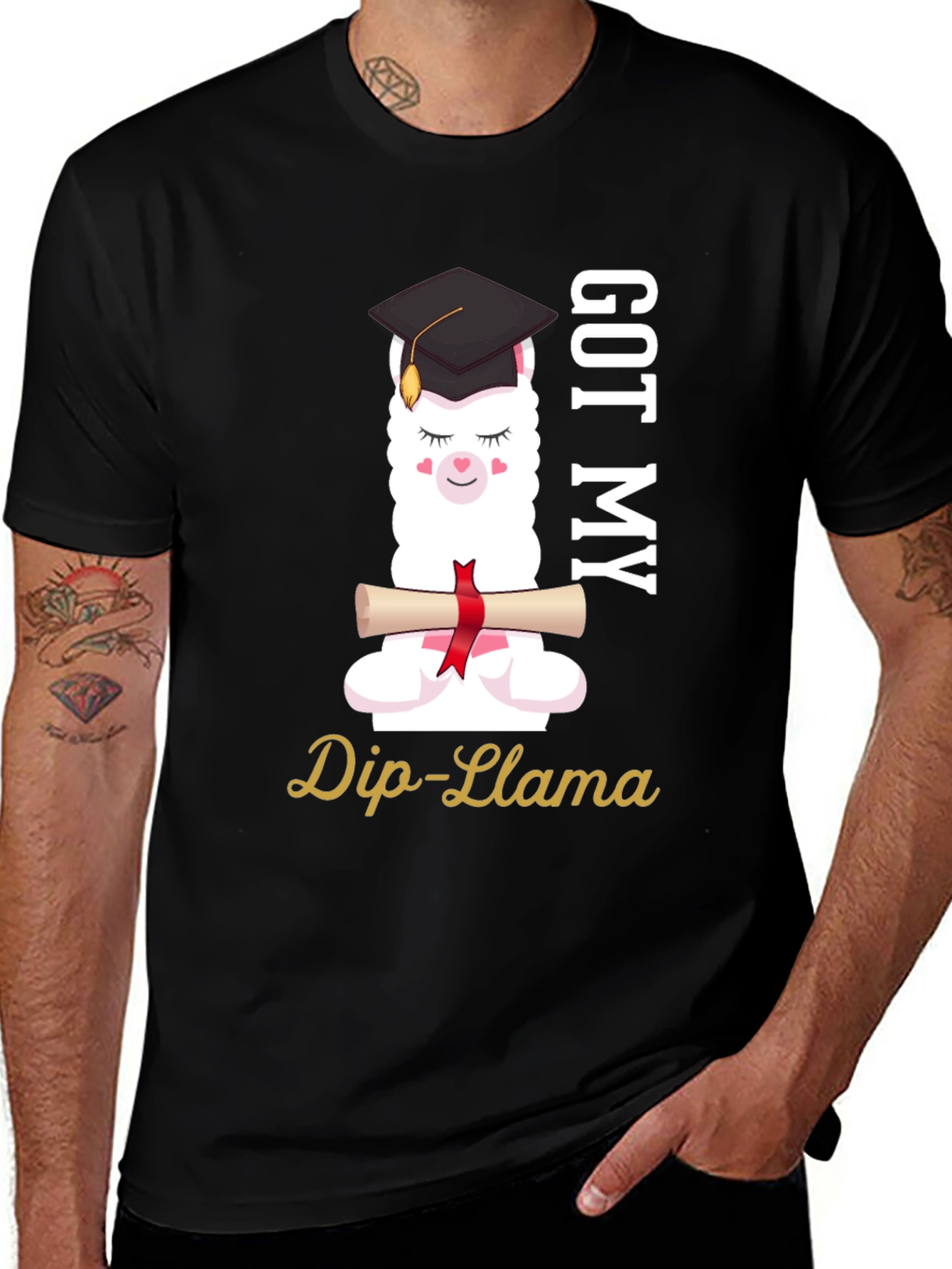 Got My Dip-Llama Graduation T-Shirt