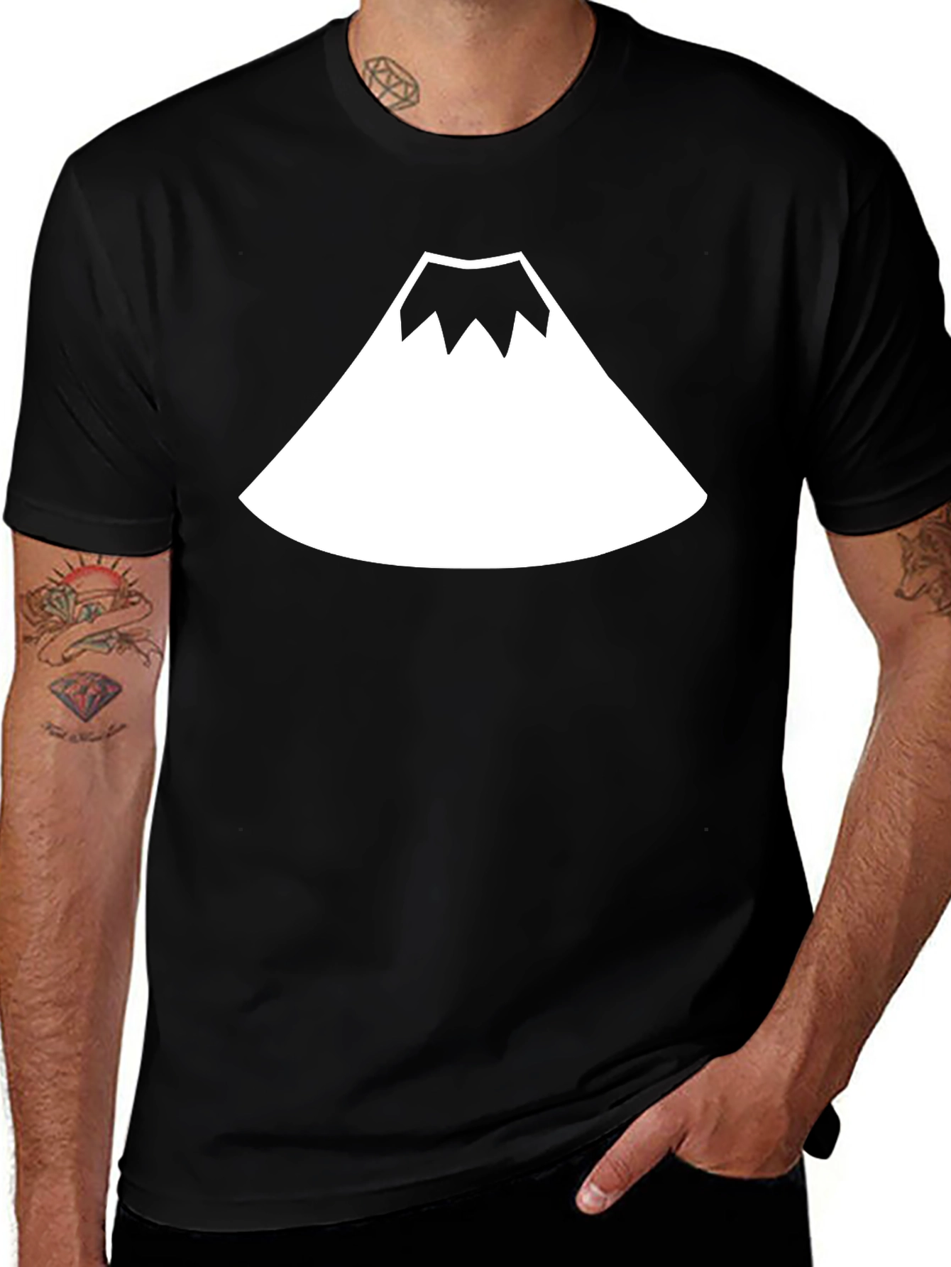 Variant 8 of Mount Fuji Graphic Tee - Classic Style