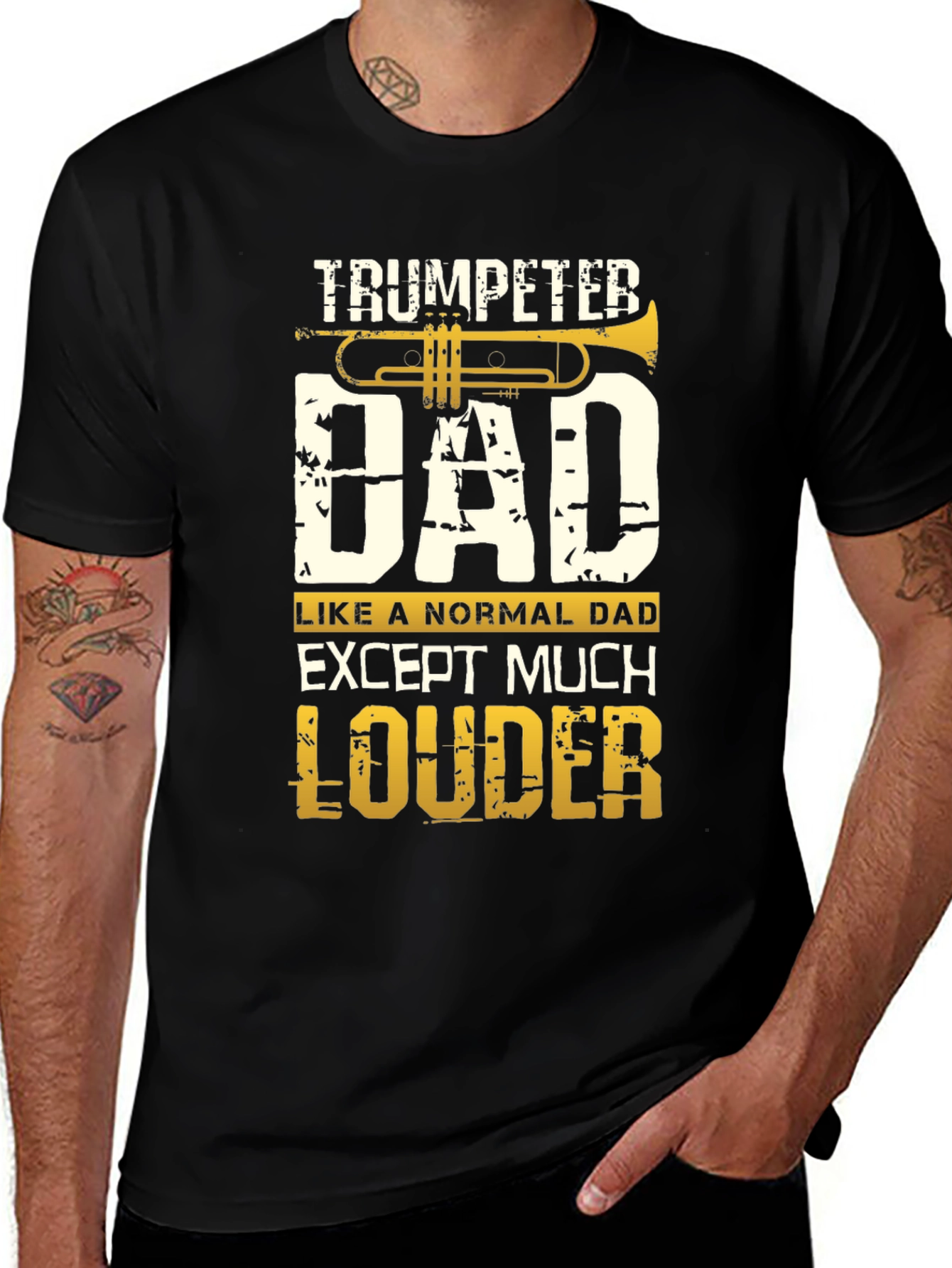 Trumpeter Dad T-Shirt - Loud and Proud!