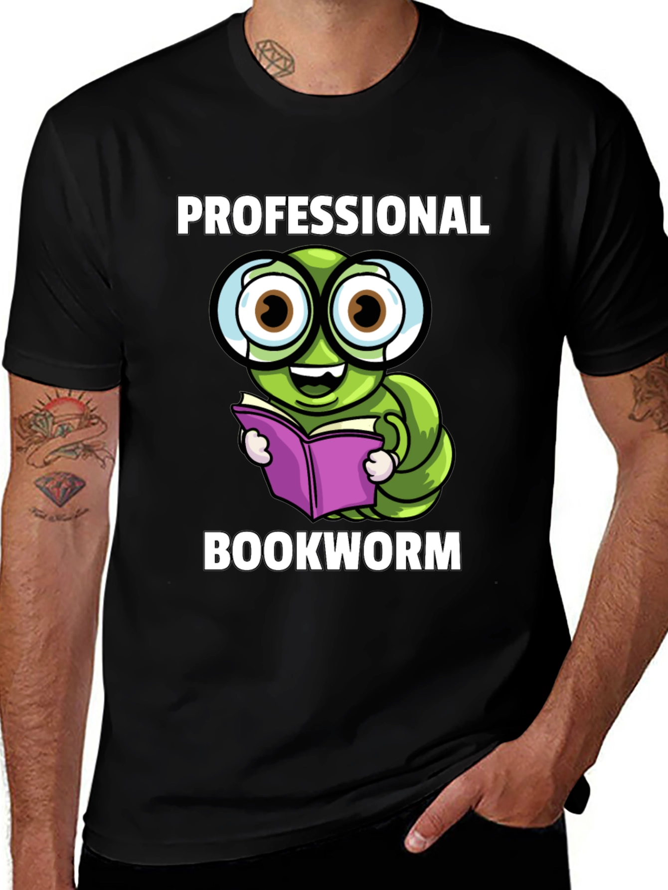 Professional Bookworm T-Shirt - Reading Enthusiast Tee